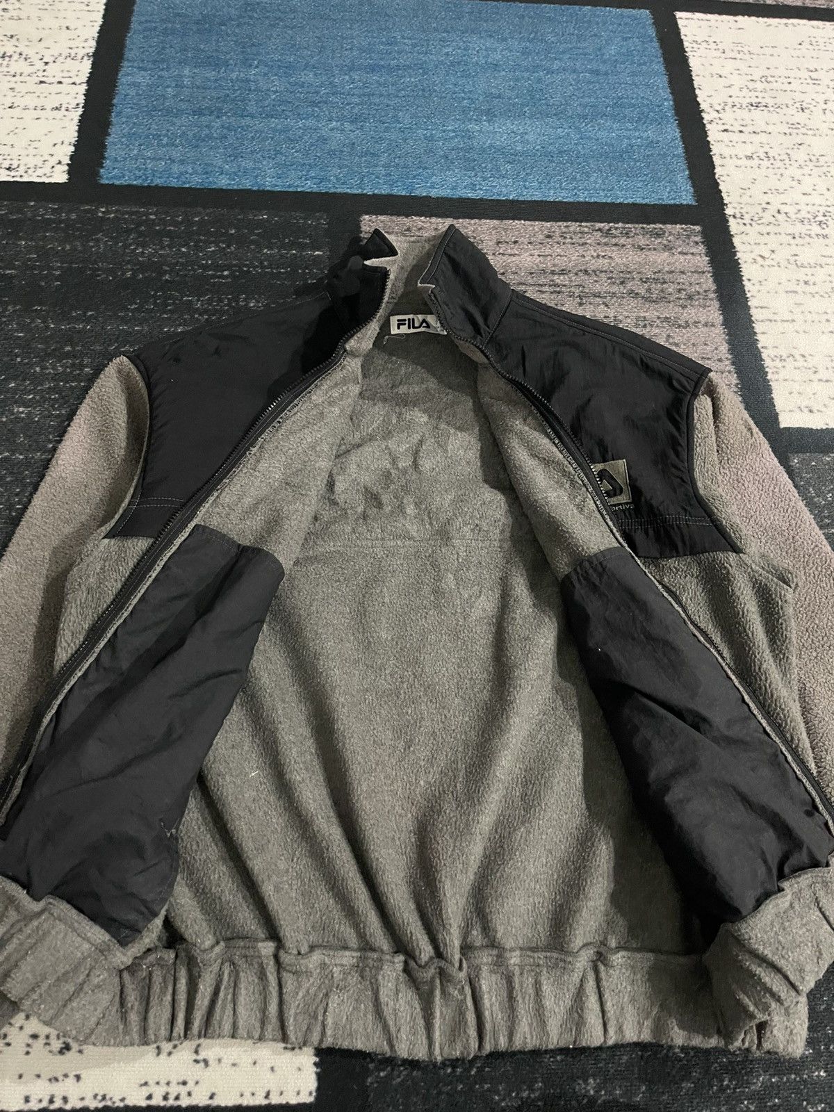 Fila × Vintage Vintage Fila Biella Italia Big Logo fleece Jacket Size US L / EU 52-54 / 3 - 11 Thumbnail
