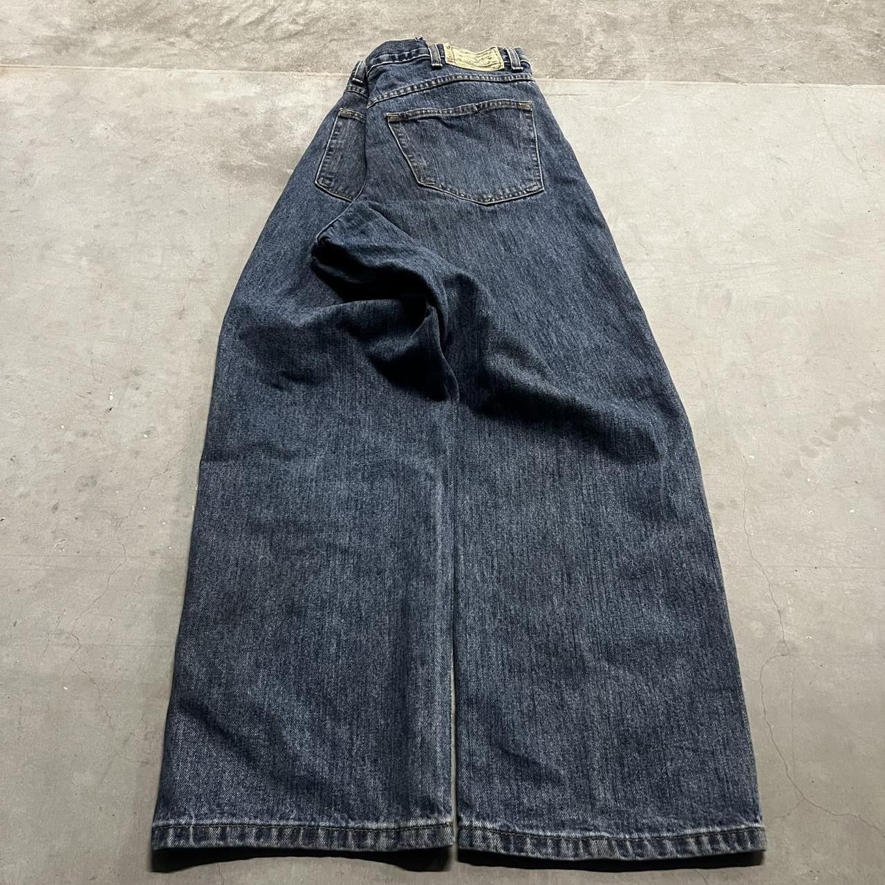 Redhead × Vintage Vintage Y2K Baggy Skater RedHead Dark Wash Denim Jeans! Size US 38 / EU 54 - 6 Thumbnail