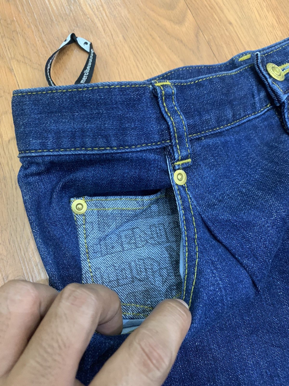 Issey Miyake × mercibeaucoup mercibeaucoup drop crotch indigo dye denim Size US 28 / EU 44 - 6 Thumbnail