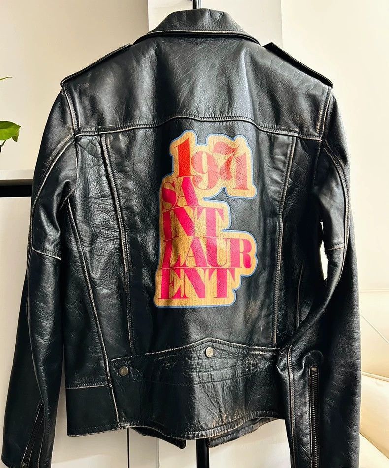 Saint Laurent Paris Saint Laurent 18FW Leather Biker Jacket- Size US L / EU 52-54 / 3 - 4 Thumbnail