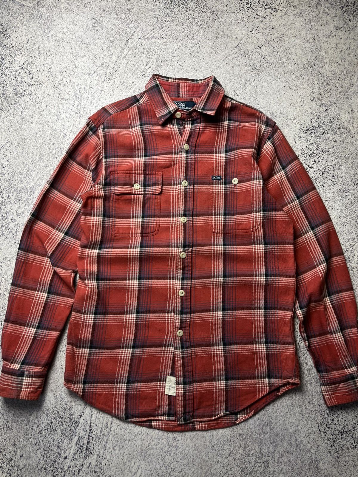 Flannel Men’s Vintage Polo Ralph Lauren Shirt luxury Y2K Size US S / EU 44-46 / 1 - 4 Thumbnail