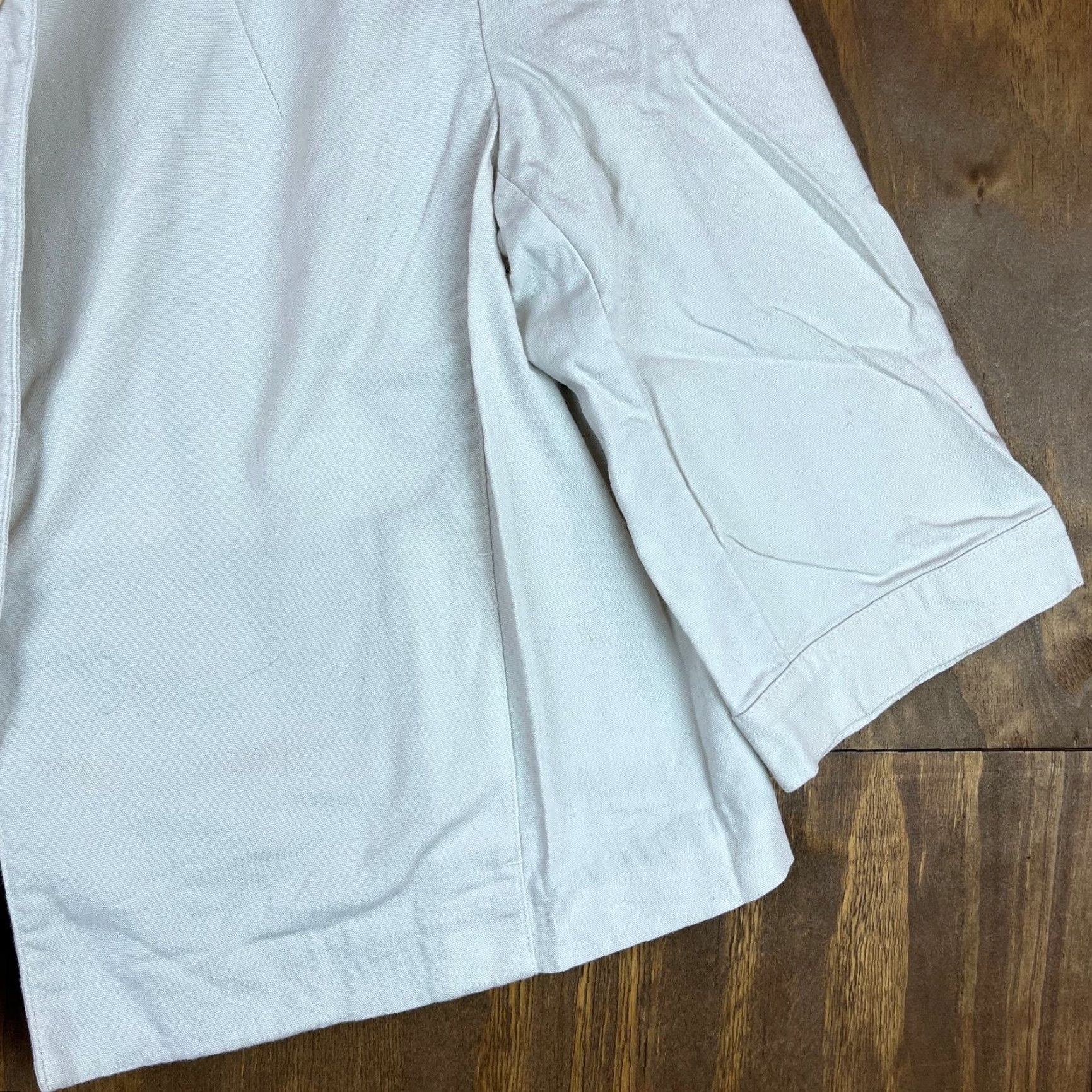 Talbots Talbots Womens Blazer Ivory 3/4 Sleeve Open Front Button 14 Jacket Coat Winter Spring Fall Summer Casual Workwear Compact" Size XL / US 12-14 / IT 48-50 - 5 Thumbnail