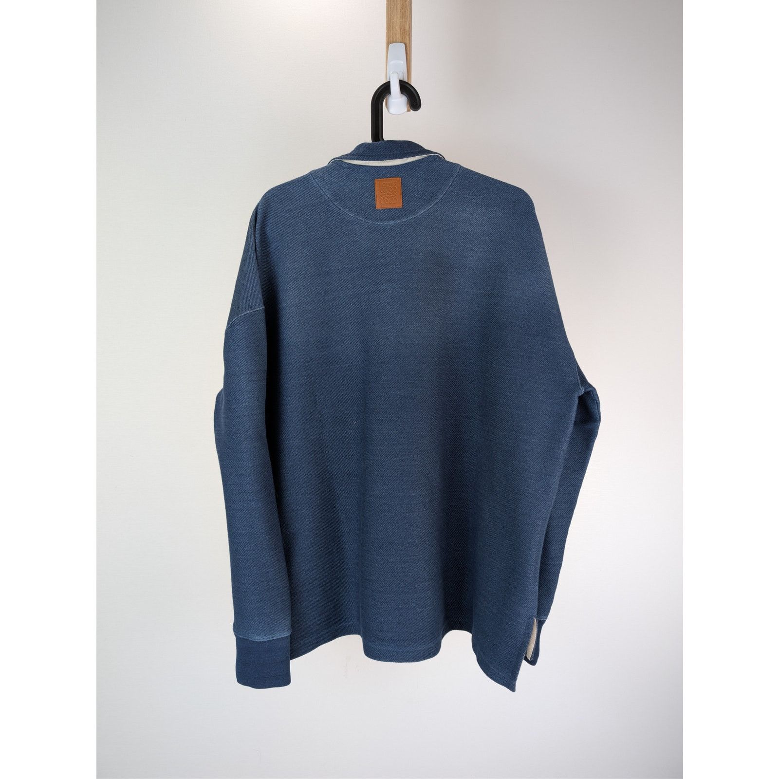 Loewe o1rshd1 Polo Sweatshirt in Azul Size US M / EU 48-50 / 2 - 9 Thumbnail