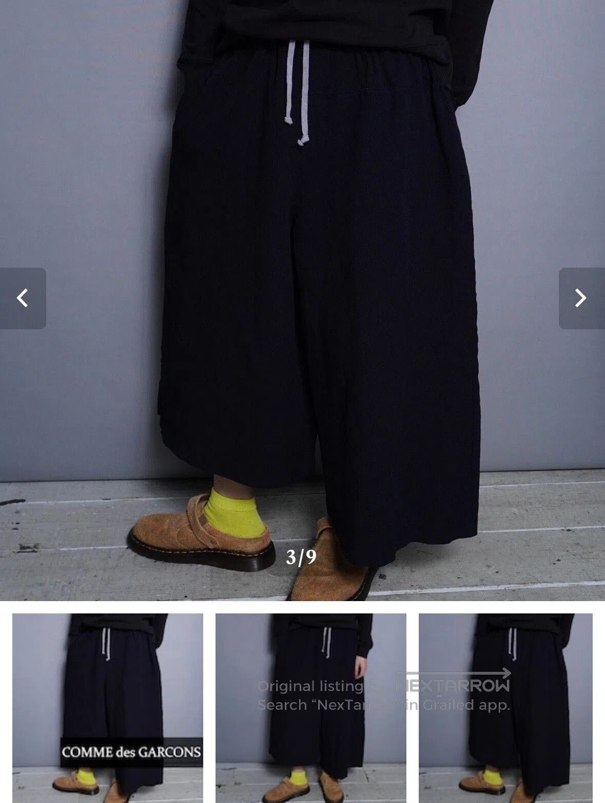Comme des Garcons CDG Comme Des Garçons Black Wide. Size US 30 / EU 46 - 3 Thumbnail