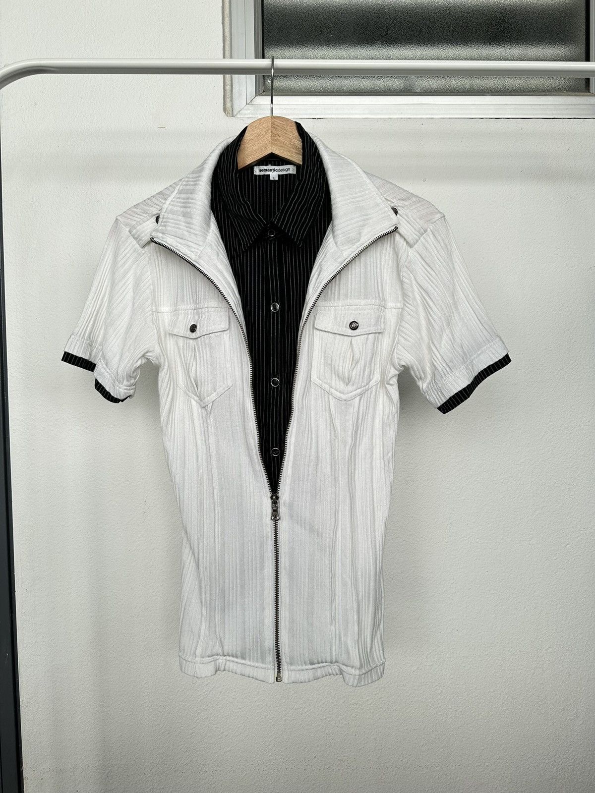 semanticdesign 2010’s Semanticdesign light zipper shirt Size US M / EU 48-50 / 2 - 9 Thumbnail