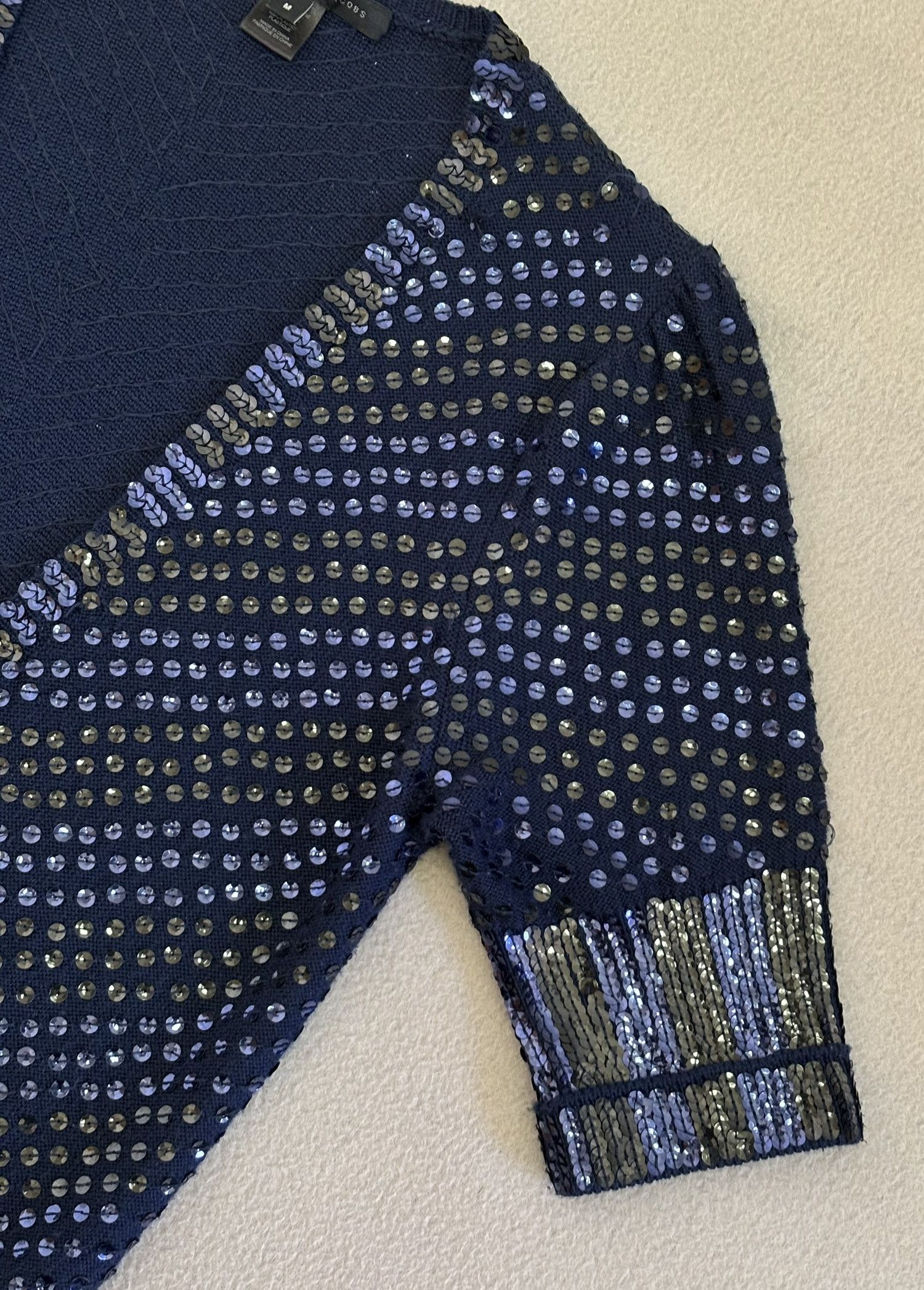 Marc by Marc Jacobs Marc By Marc Jacobs 100%Wool Cardigan Sequins Medium Size M / US 6-8 / IT 42-44 - 5 Thumbnail