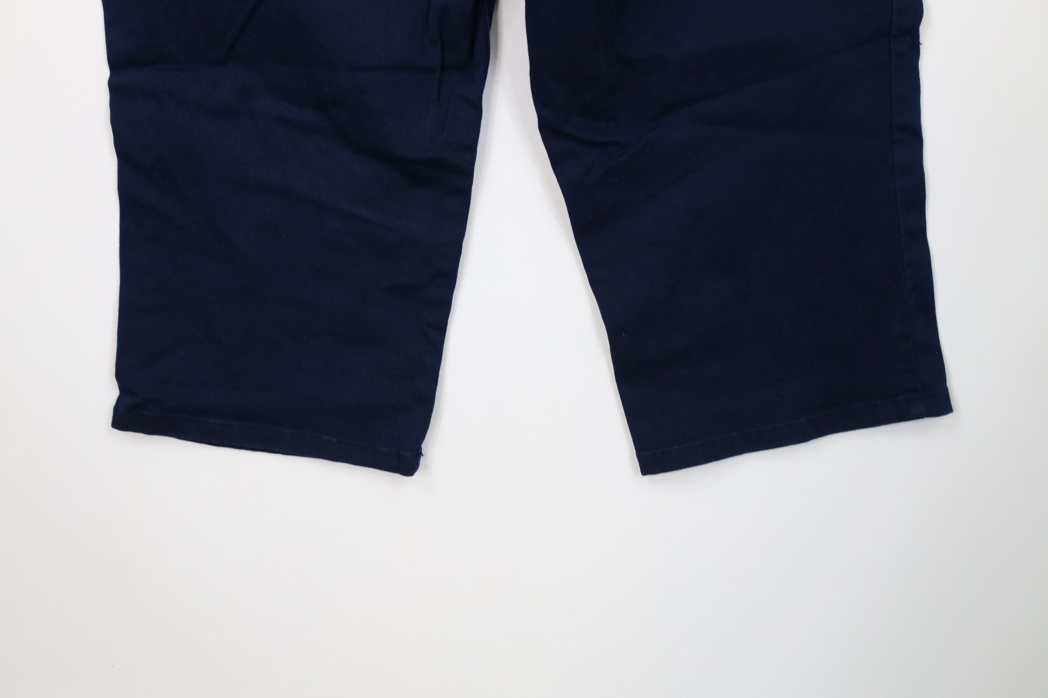 Chaps Vintage Y2K Chaps Stretch Chinos Capris Pants Navy Blue Size 34" / US 12 / IT 48 - 11 Thumbnail