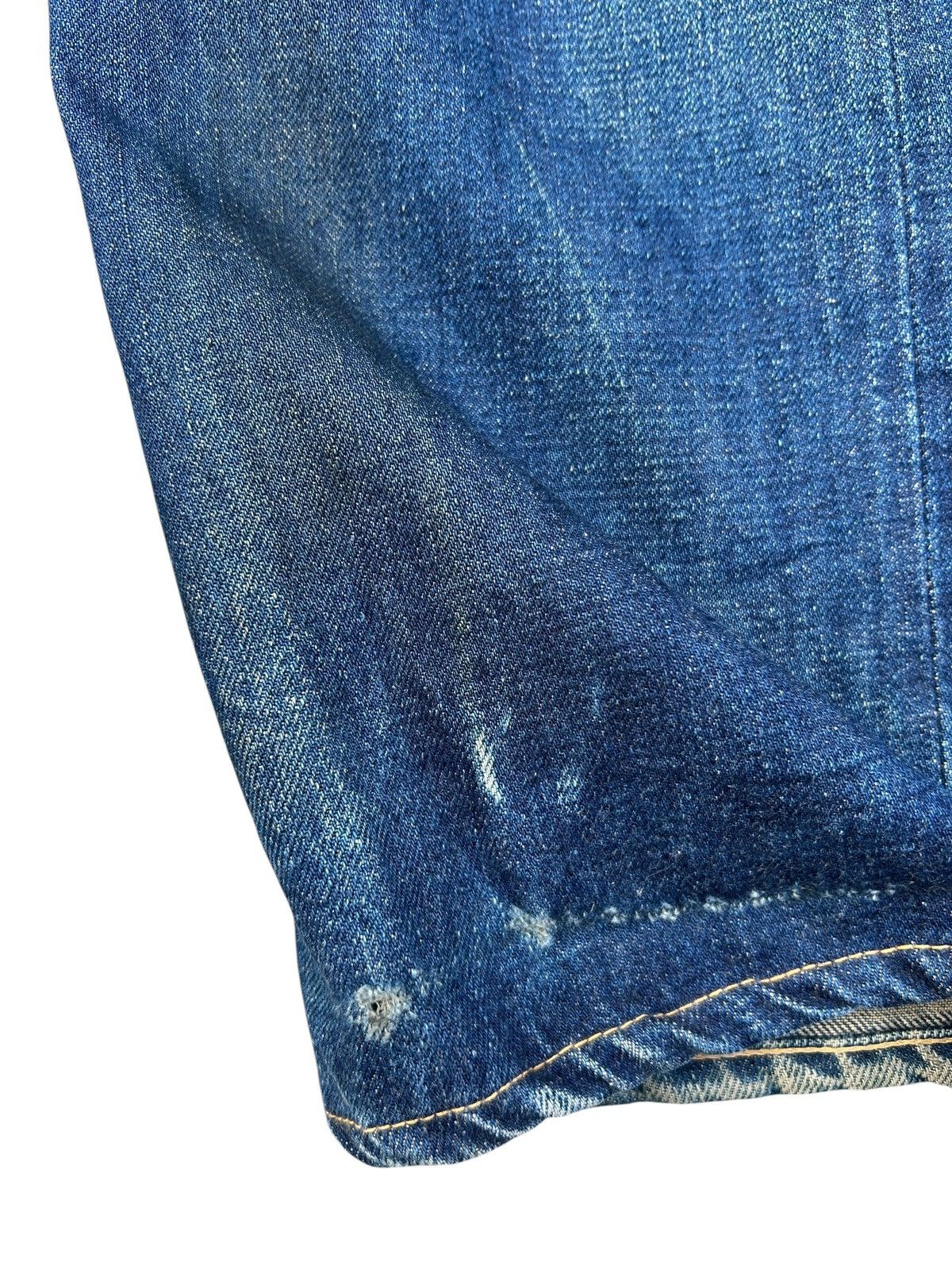 Kapital Vintage Blue Blue Hr Market Selvedge Distressed denim jeans Size US 30 / EU 46 - 7 Thumbnail