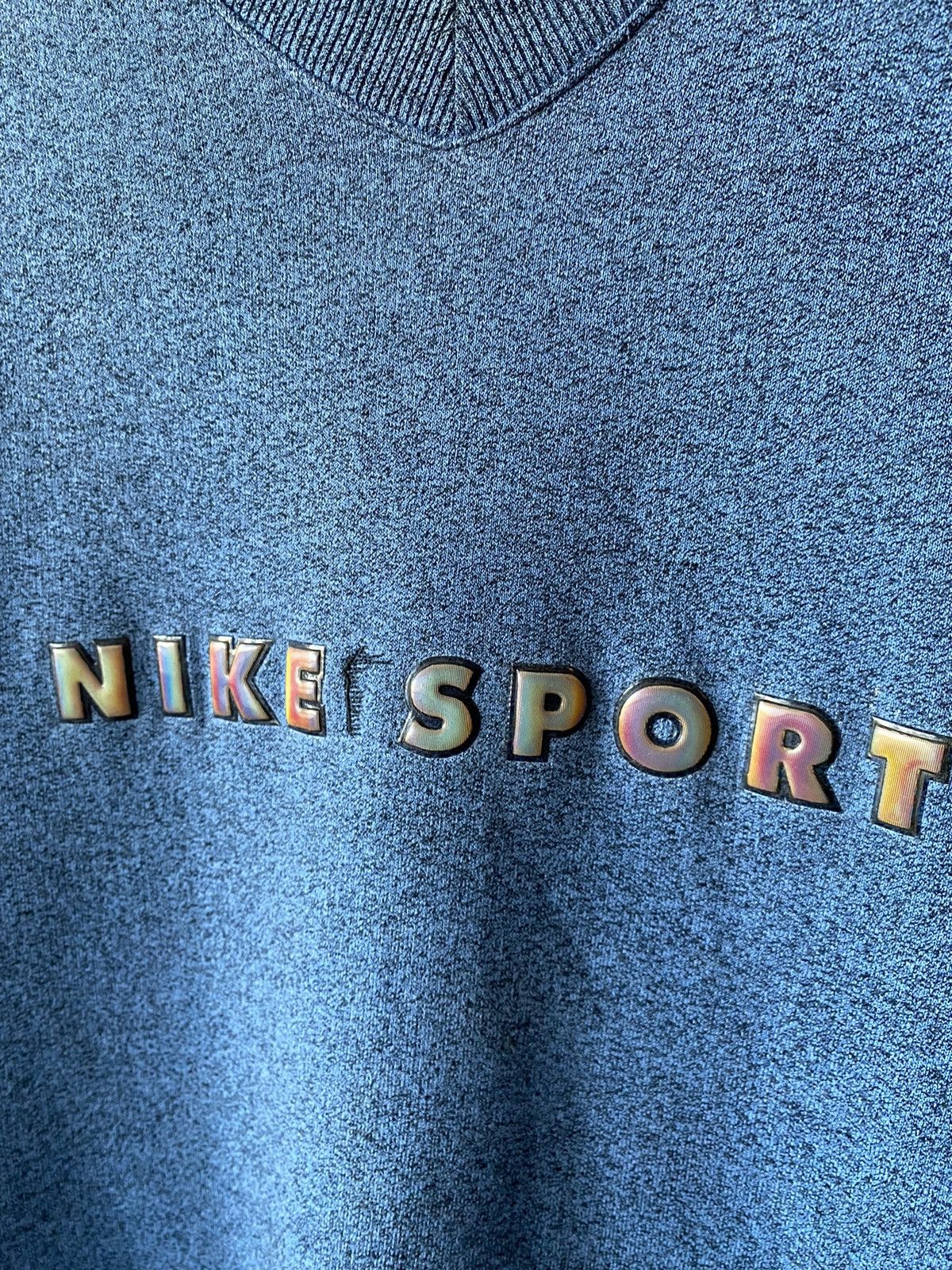Nike Vintage Nike Sport Logo Retro v neck sweatshirt y2k Size US M / EU 48-50 / 2 - 3 Thumbnail