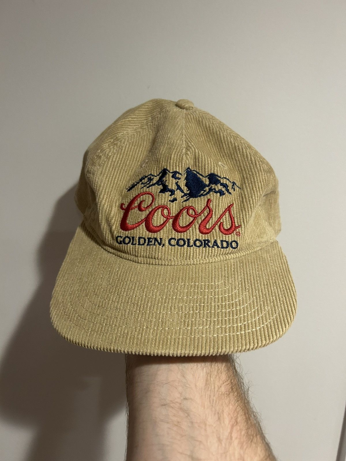 Other Coors Beer Corduroy Snapback Snap Back Hat Cap Colorado Size ONE SIZE - 2 Thumbnail