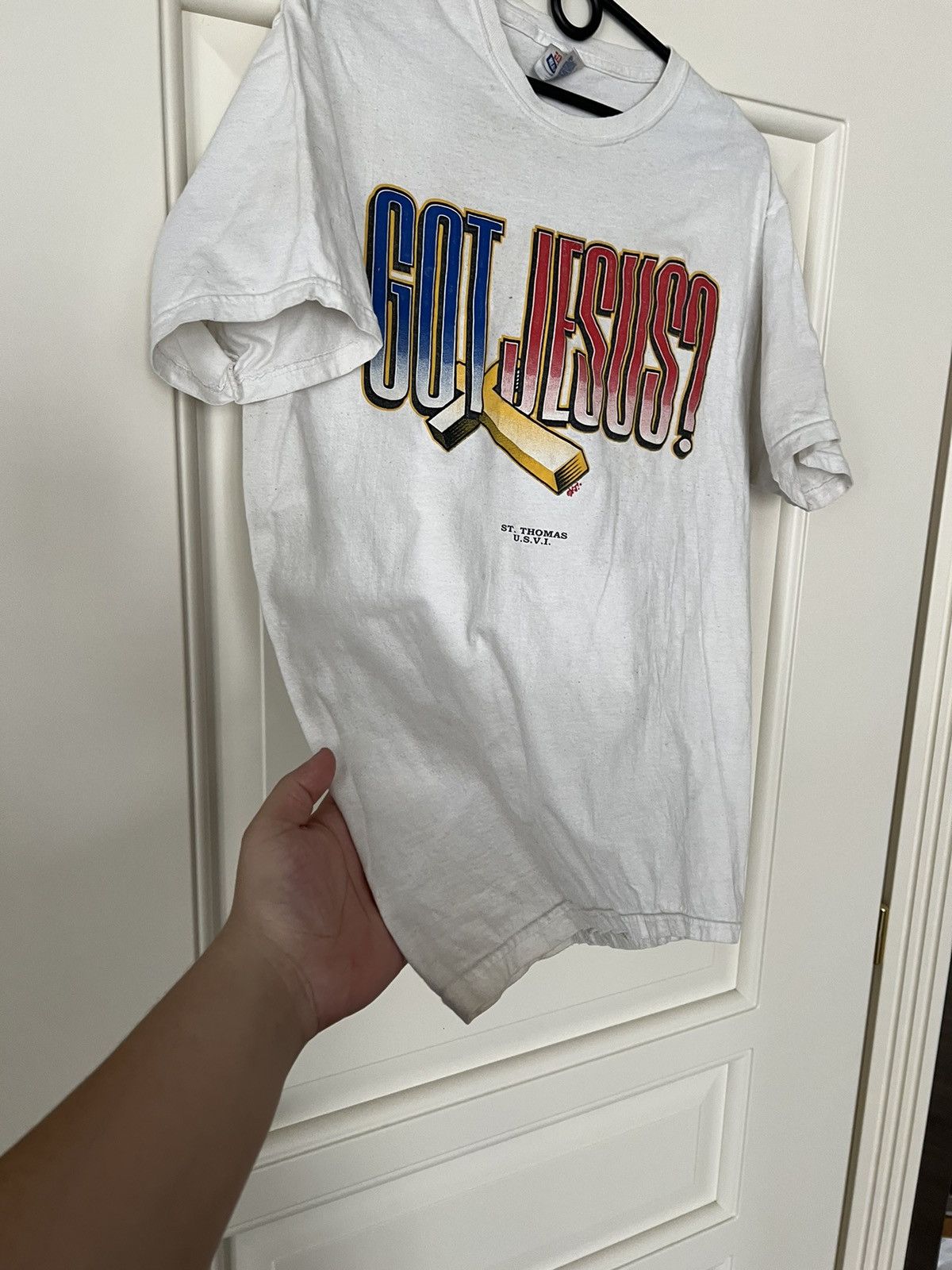 Vintage Vintage 💥 God Jesus T-Shirt Tee Size US M / EU 48-50 / 2 - 4 Thumbnail