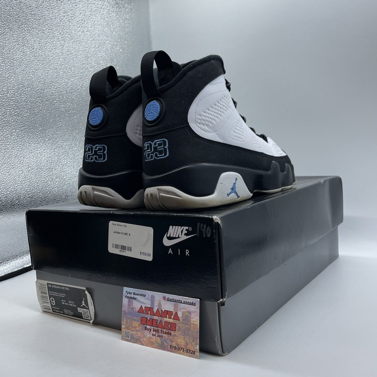 Jordan Brand Air Jordan 9 university blue Size US 9 / EU 42 - 5 Thumbnail