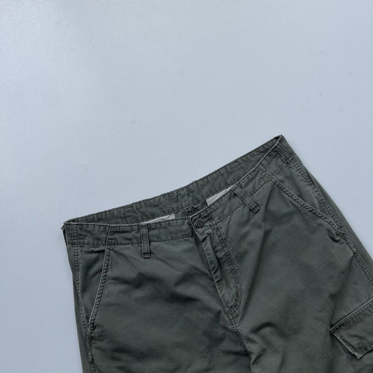 Carhartt Wip Carhartt WIP Regular Fit Baggy Cargo Pants Green Y2K Size US 34 / EU 50 - 2 Thumbnail