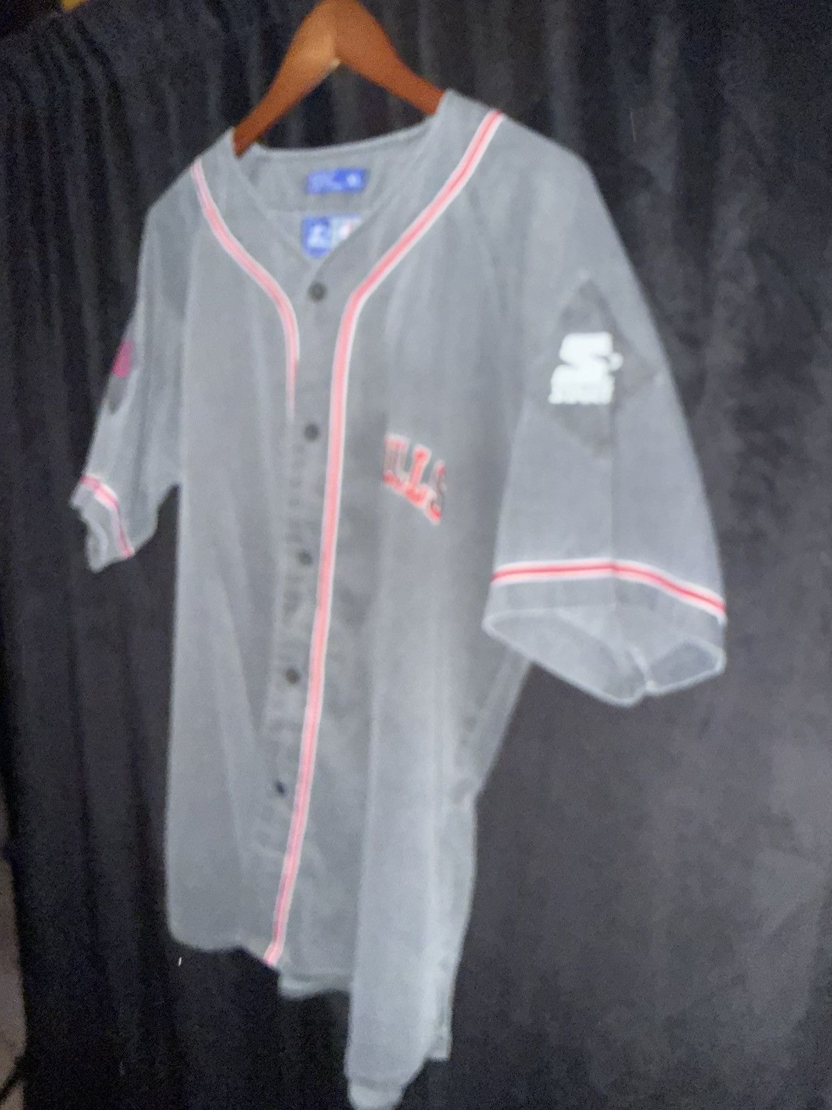 Starter Vintage Starter NBA Bulls Button Up XL Size US XL / EU 56 / 4 - 3 Thumbnail