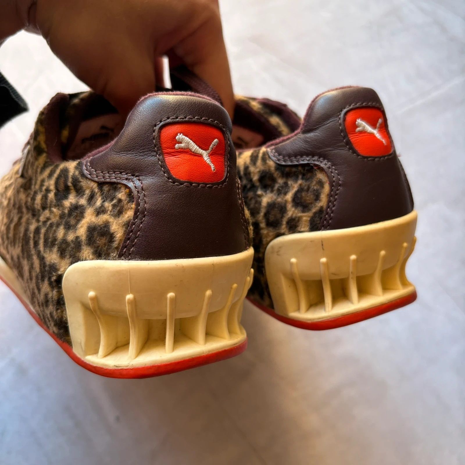 Dirk Bikkembergs 00s Y2K Puma Mihara Yasuhiro leopard shoes Speedcat Mostro Size US 8 / EU 41 - 6 Thumbnail