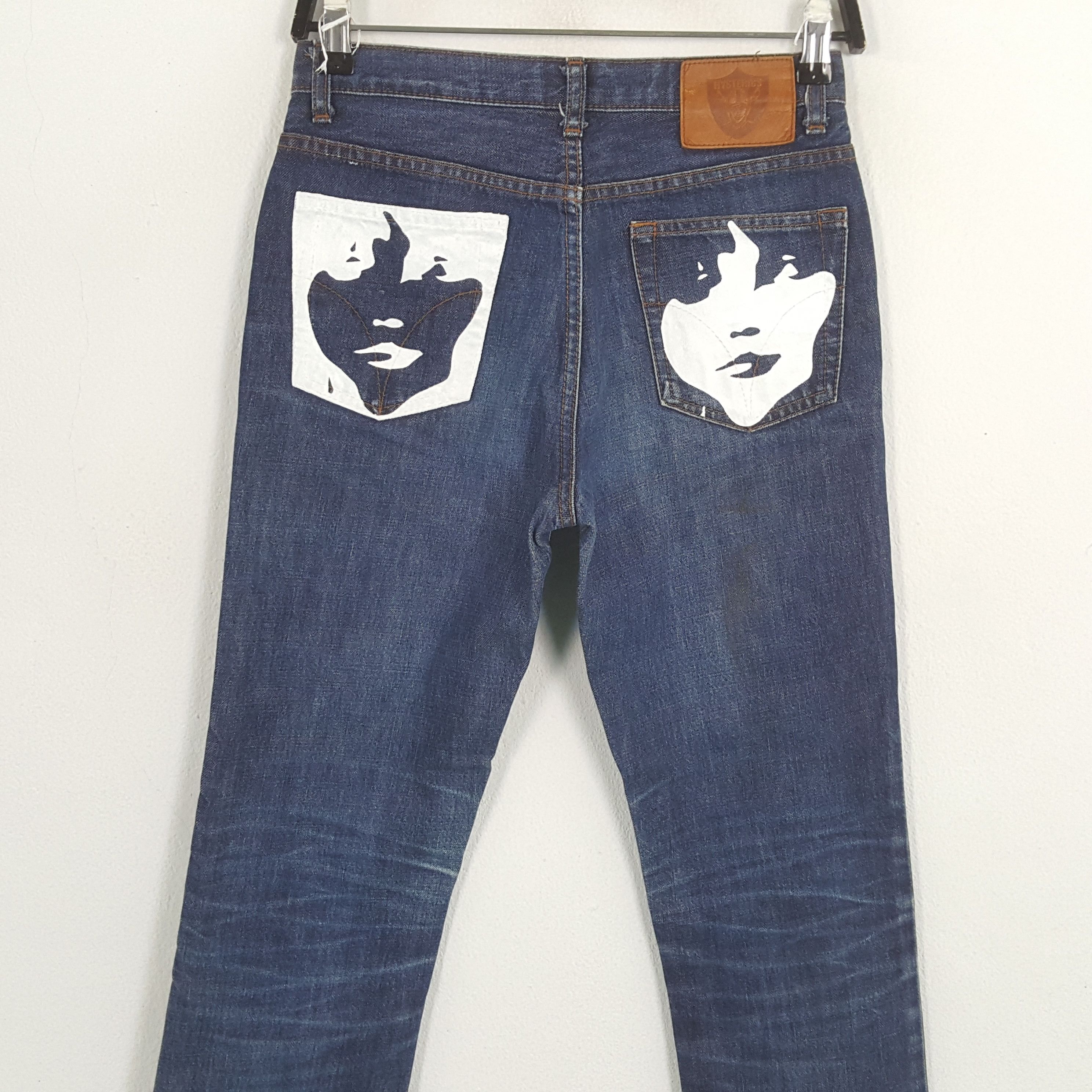 Hysteric Glamour × Japanese Brand × Vintage HYSTERIC GLAMOUR Japanese Brand Custom Art Jeans Size US 27 - 2 Thumbnail