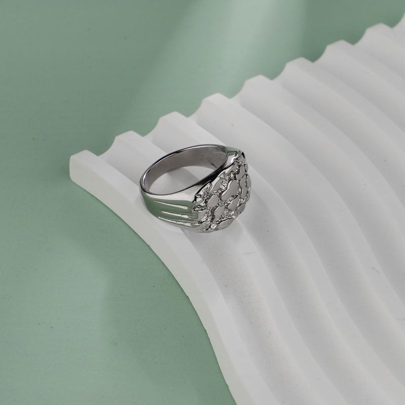 Other SIZE 10 Stainless Steel Nugget Ring Size ONE SIZE - 1 Thumbnail