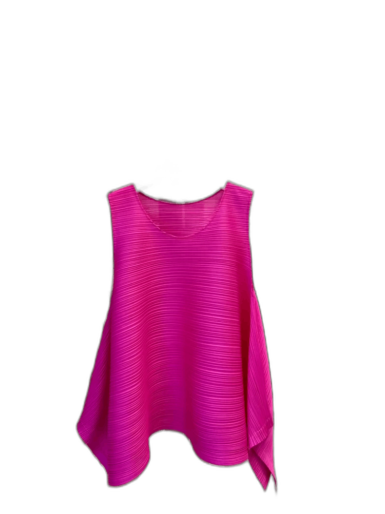 Issey Miyake Classic Pleated Pink Spring Top Size M / US 6-8 / IT 42-44 - 1 Thumbnail