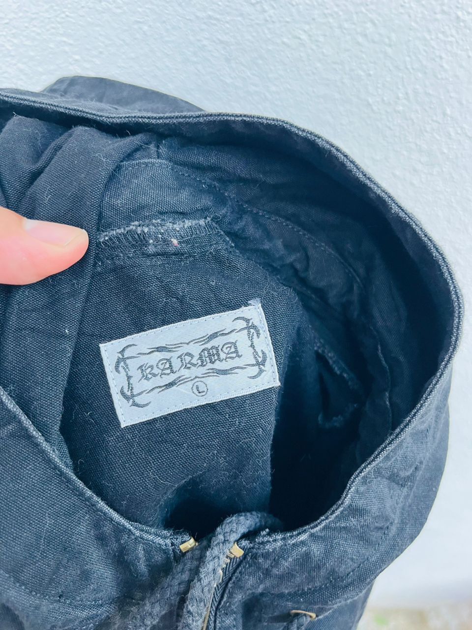 Japanese Brand × Vintage Vintage Karma Pocket Hip Hop Streetwear Fashion Style Size US L / EU 52-54 / 3 - 12 Thumbnail