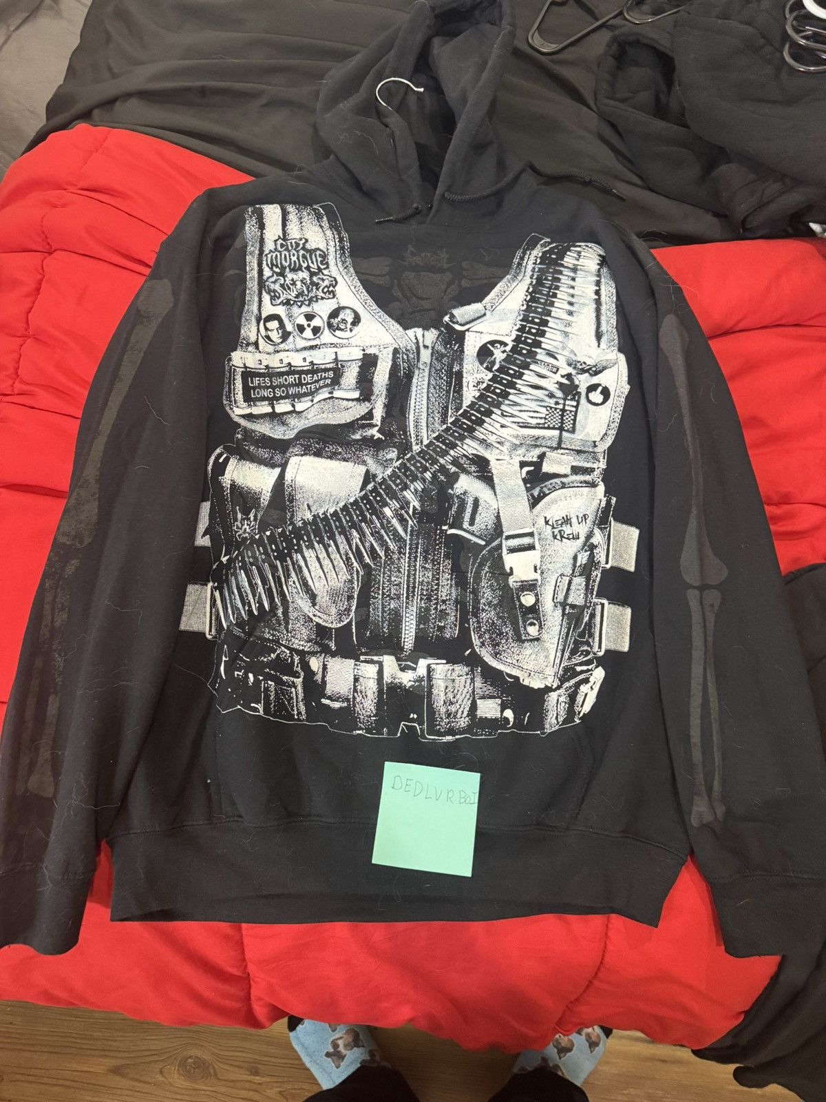 City Morgue City morgue glow in the dark tour hoodie Size US L / EU 52-54 / 3 - 1 Thumbnail