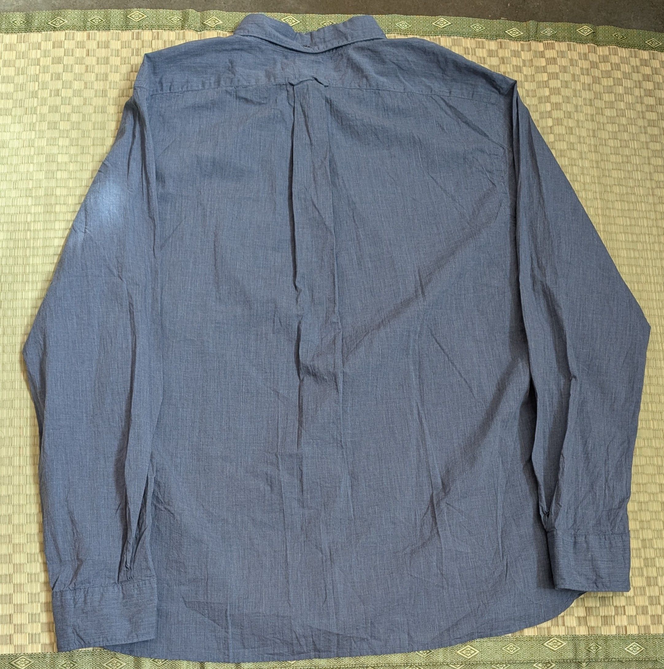 Todd Snyder NWT Todd Snyder Melange Poplin Button Down Shirt Size US XL / EU 56 / 4 - 2 Thumbnail