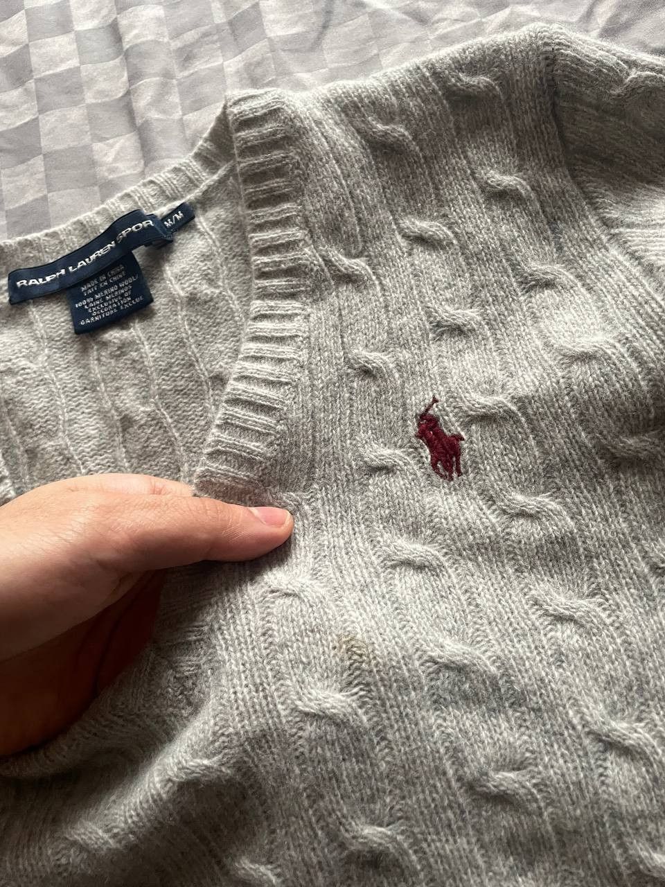 Polo Ralph Lauren VINTAGE Polo Ralph Lauren Women Sweater M Wool Chunky Knit Size M / US 6-8 / IT 42-44 - 3 Thumbnail