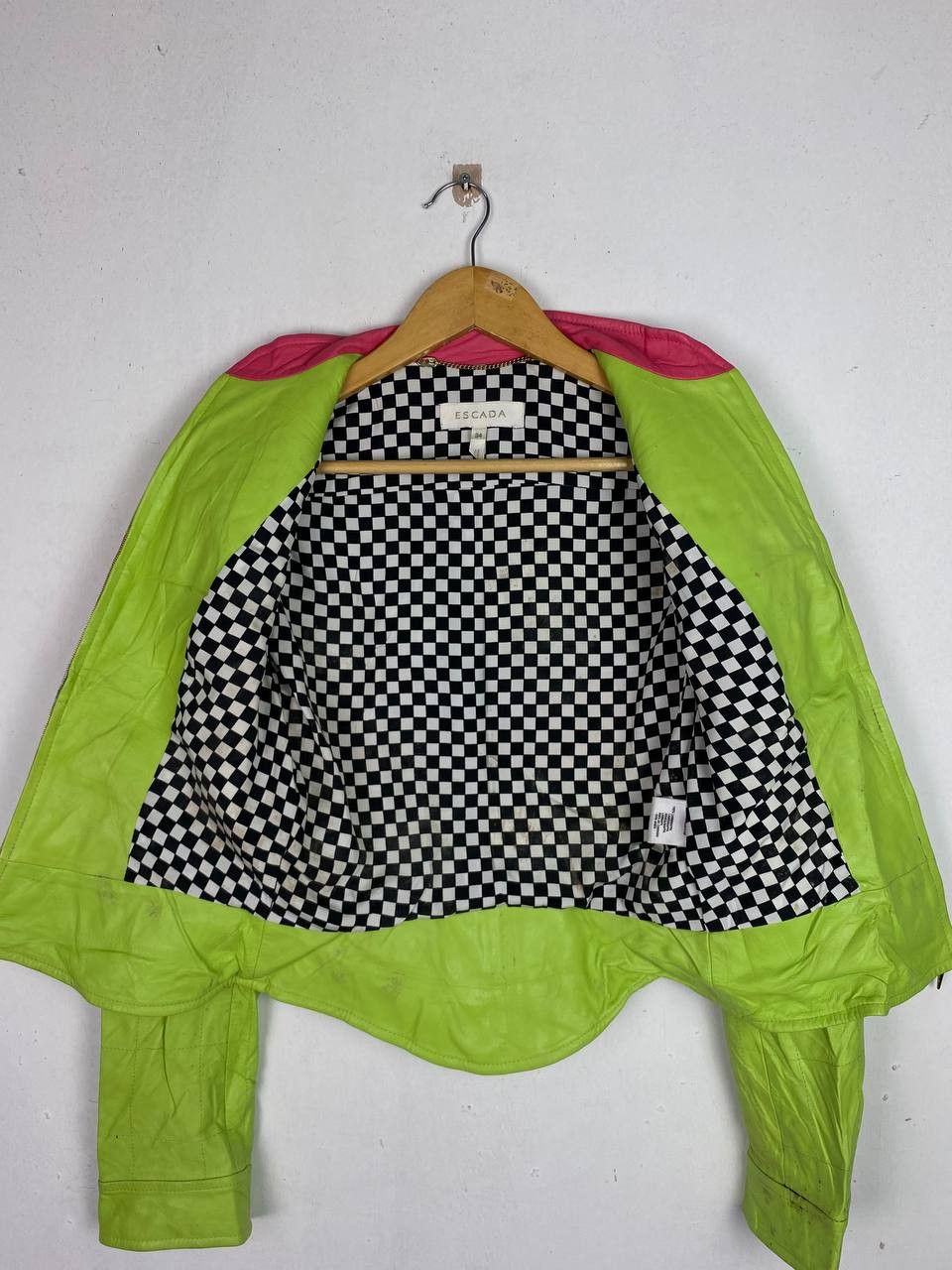 Escada escada poland lamb leather jacket nice design Size S / US 4 / IT 40 - 2 Thumbnail