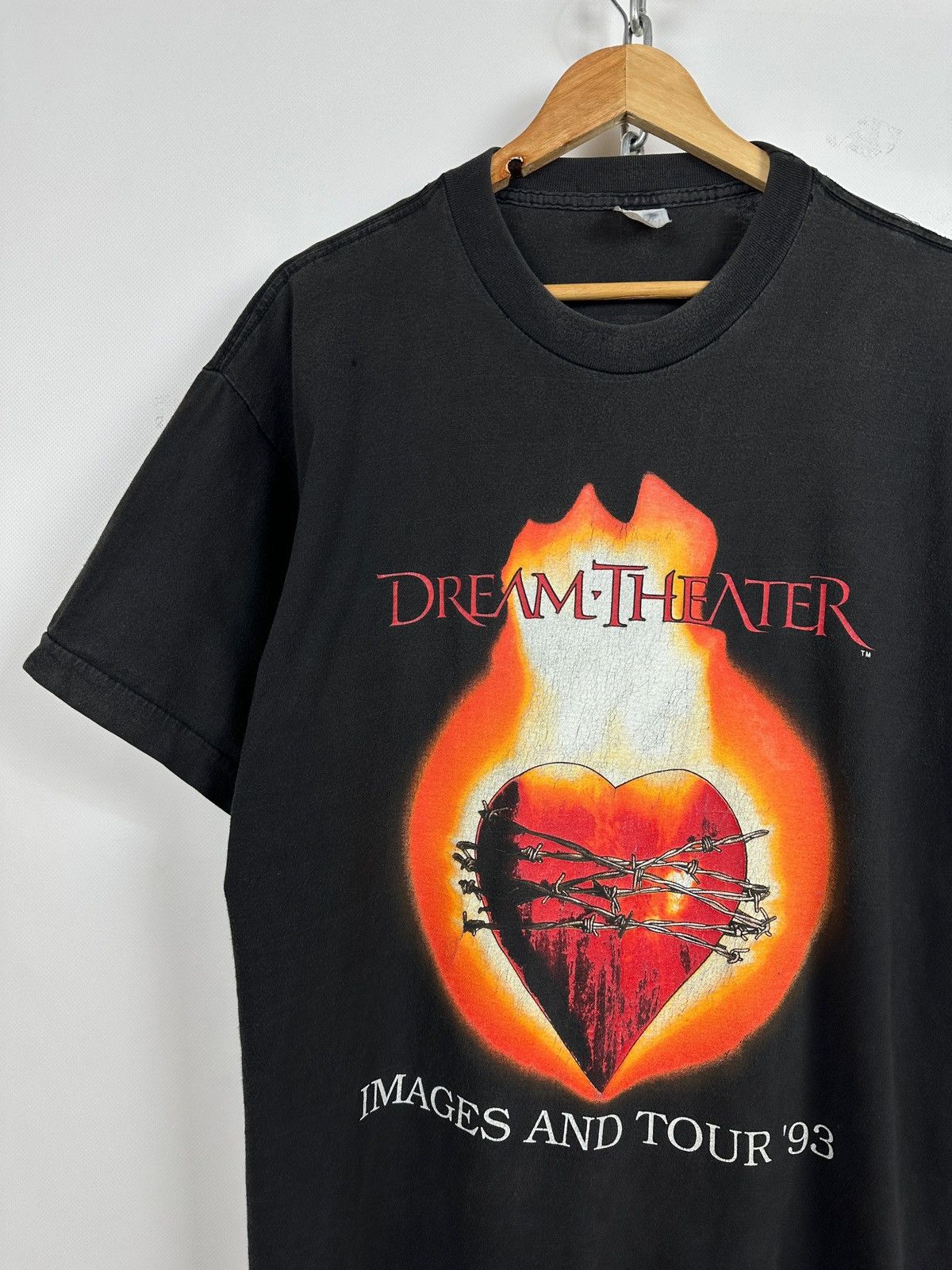 Band Tees 1993 Vintage Dream Theater Images And European Tour T-Shirt Size US XL / EU 56 / 4 - 5 Thumbnail