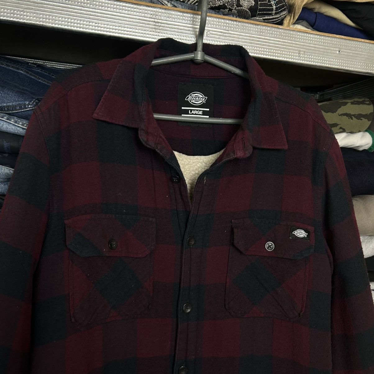 Dickies Vintage Dickies Fleece Small logo Button jacket Size US L / EU 52-54 / 3 - 2 Thumbnail