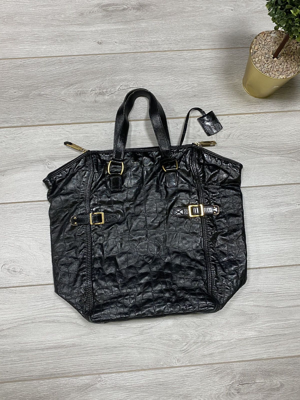 Yves Saint Laurent YSL Yves Saint Laurent Rive Gauche leather handle bag Size ONE SIZE - 2 Thumbnail