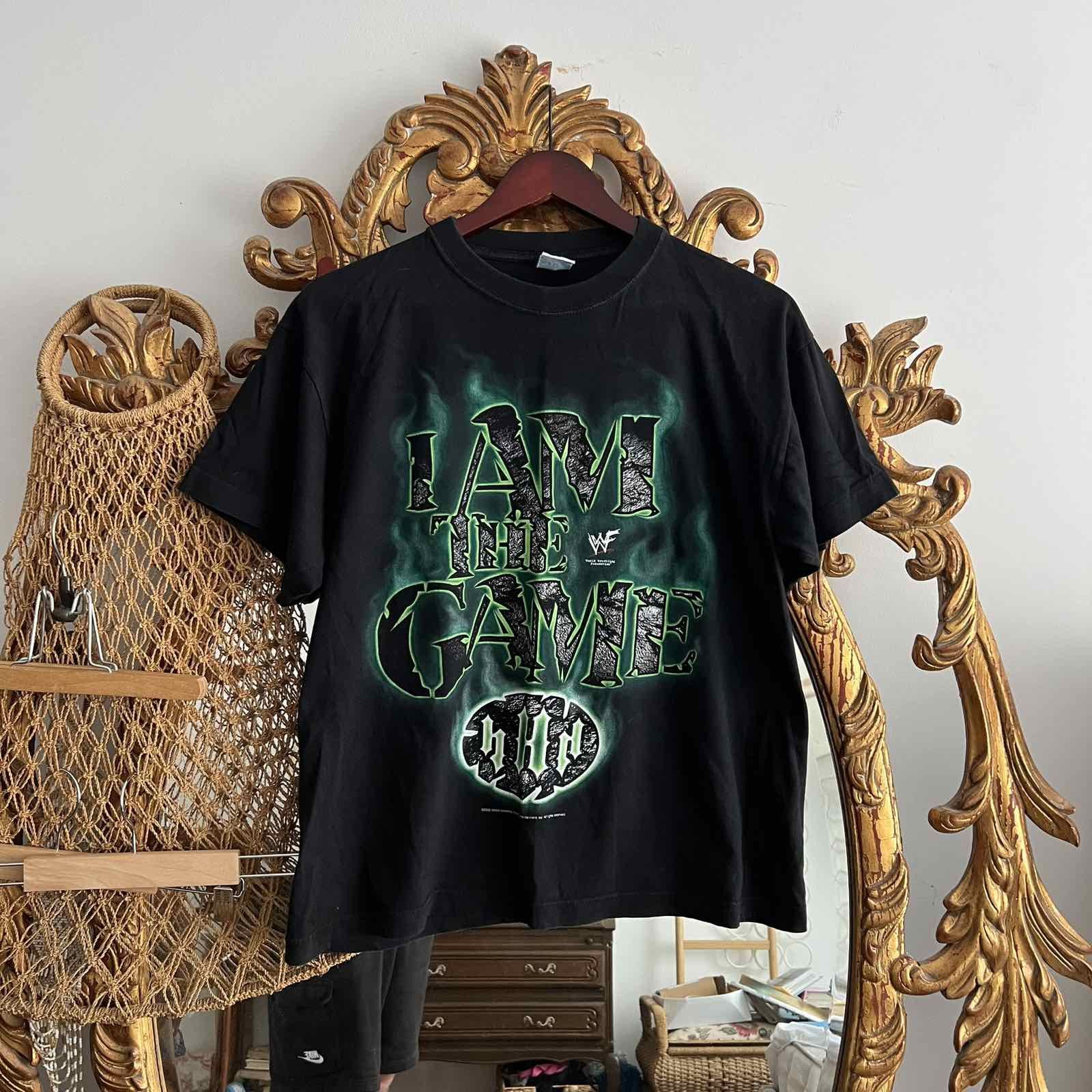 Vintage × WWE WWE VINTAGE SHIRT 2000 I AM THE GAME TRIPLE H SHIRT BLACK Size US S / EU 44-46 / 1 - 1 Thumbnail