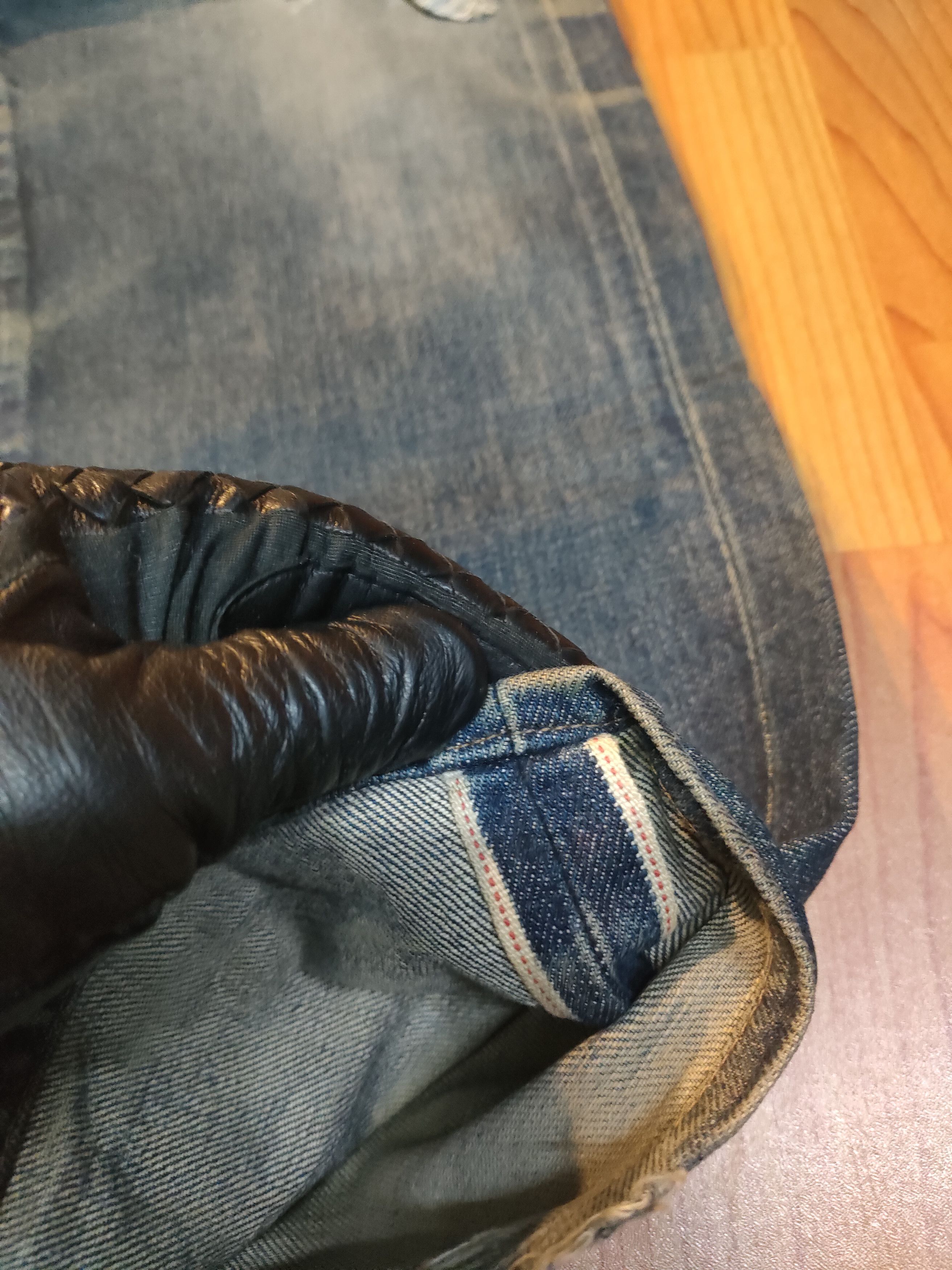 Levi's Vintage Clothing Distressed Levi's 502 Selvedge Jeans Size US 29 - 9 Thumbnail