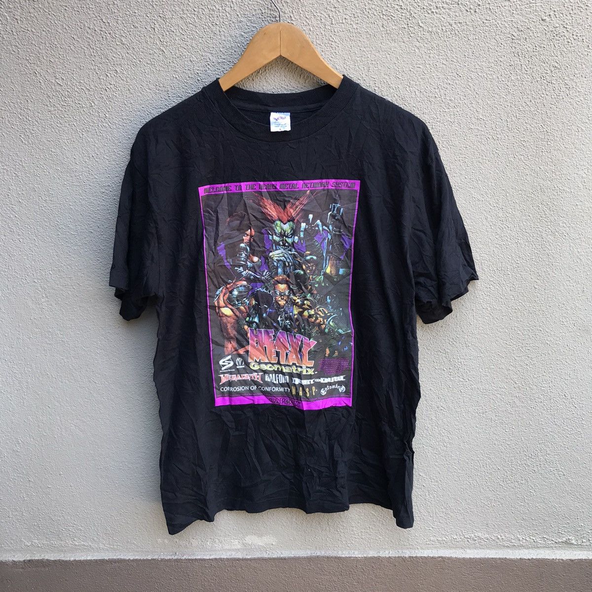 Vintage HEAVY METAL anime capcom tee