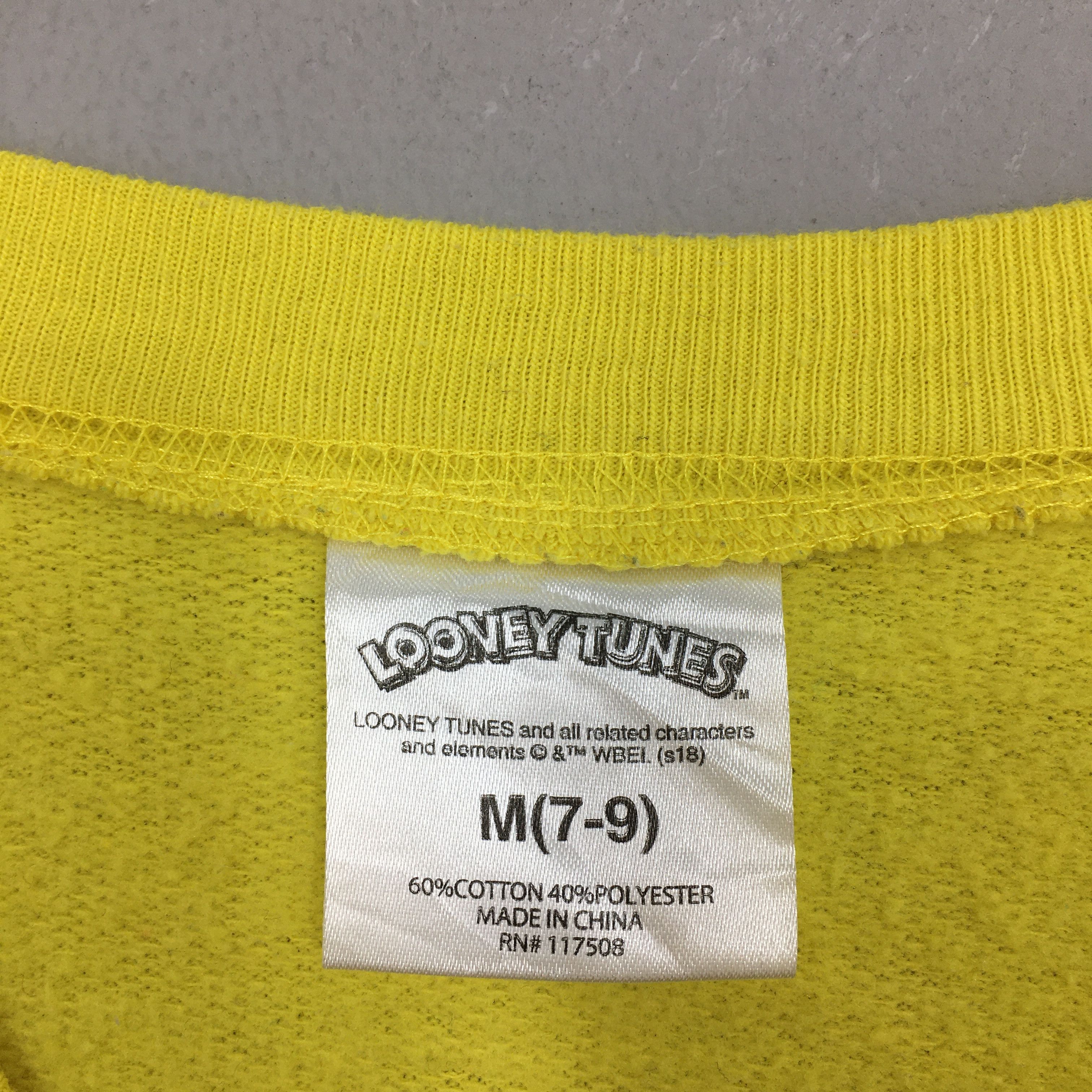 Warner Bros Tweety Yellow Bird Looney Tunes Women Sweatshirt Medium Size US M / EU 48-50 / 2 - 4 Thumbnail