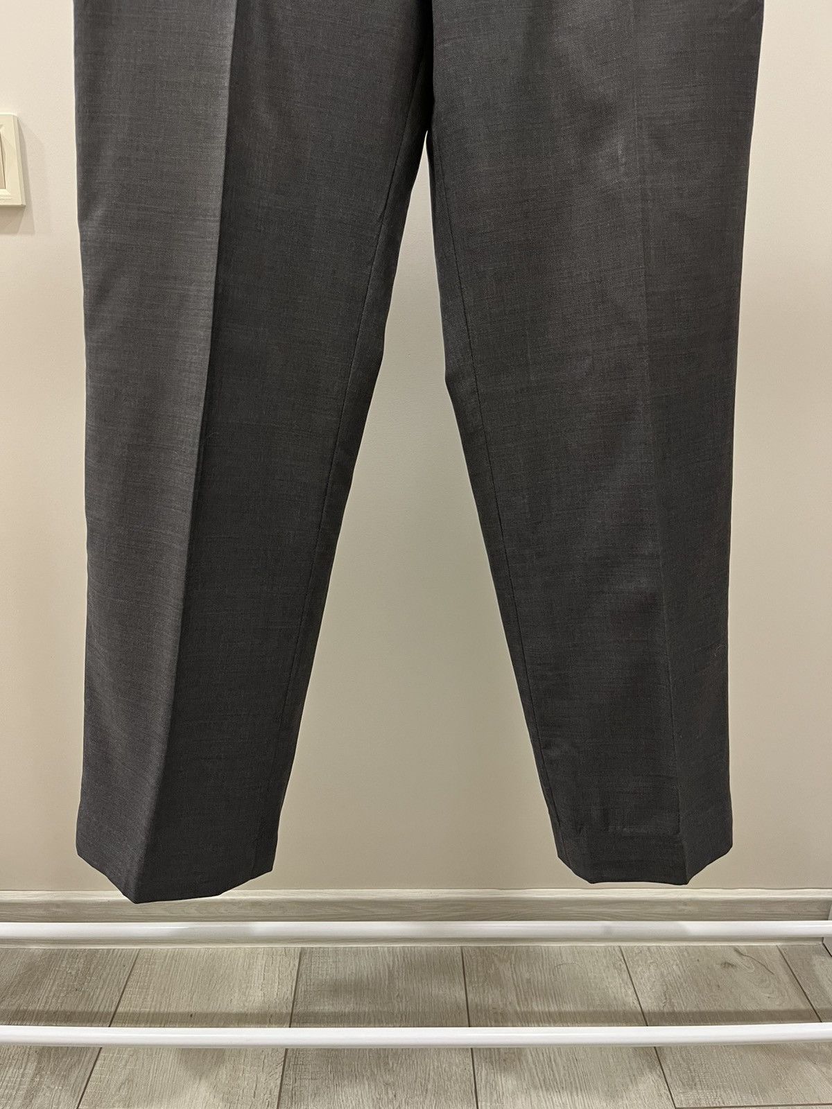 Gieves & Hawkes Claridge Navy Blue Striped Two Button Suit 46L Size 40R - 13 Thumbnail