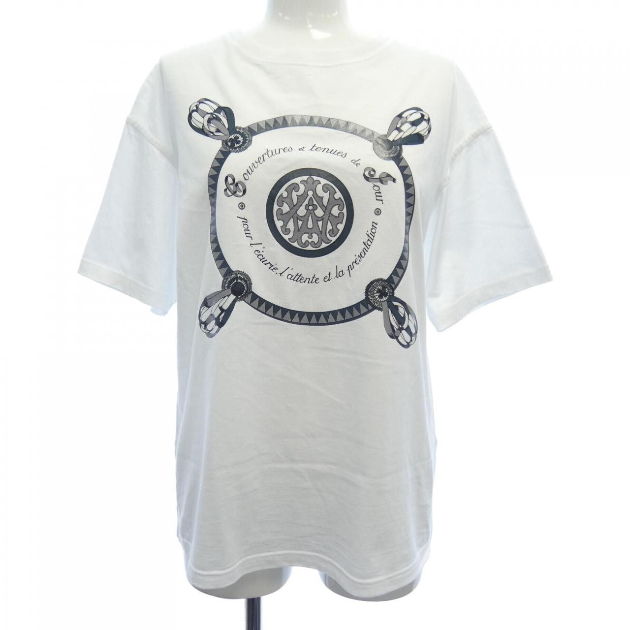 Hermes Hermes Hermes Cotton T Shirt Textile T-Shirts DUTY FREE for USA Size ONE SIZE - 1 Thumbnail