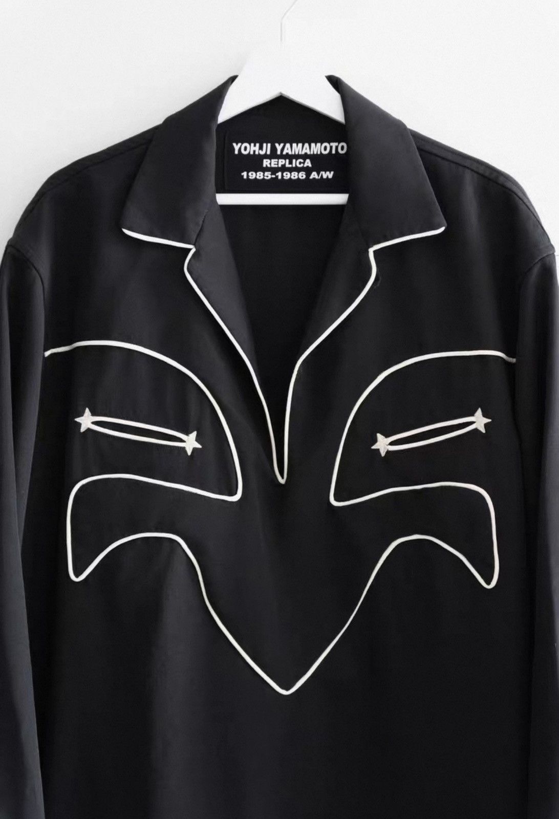 Yohji Yamamoto Yohji Yamamoto 85AW Half Placket Western Shirt K4 Size US M / EU 48-50 / 2 - 3 Thumbnail