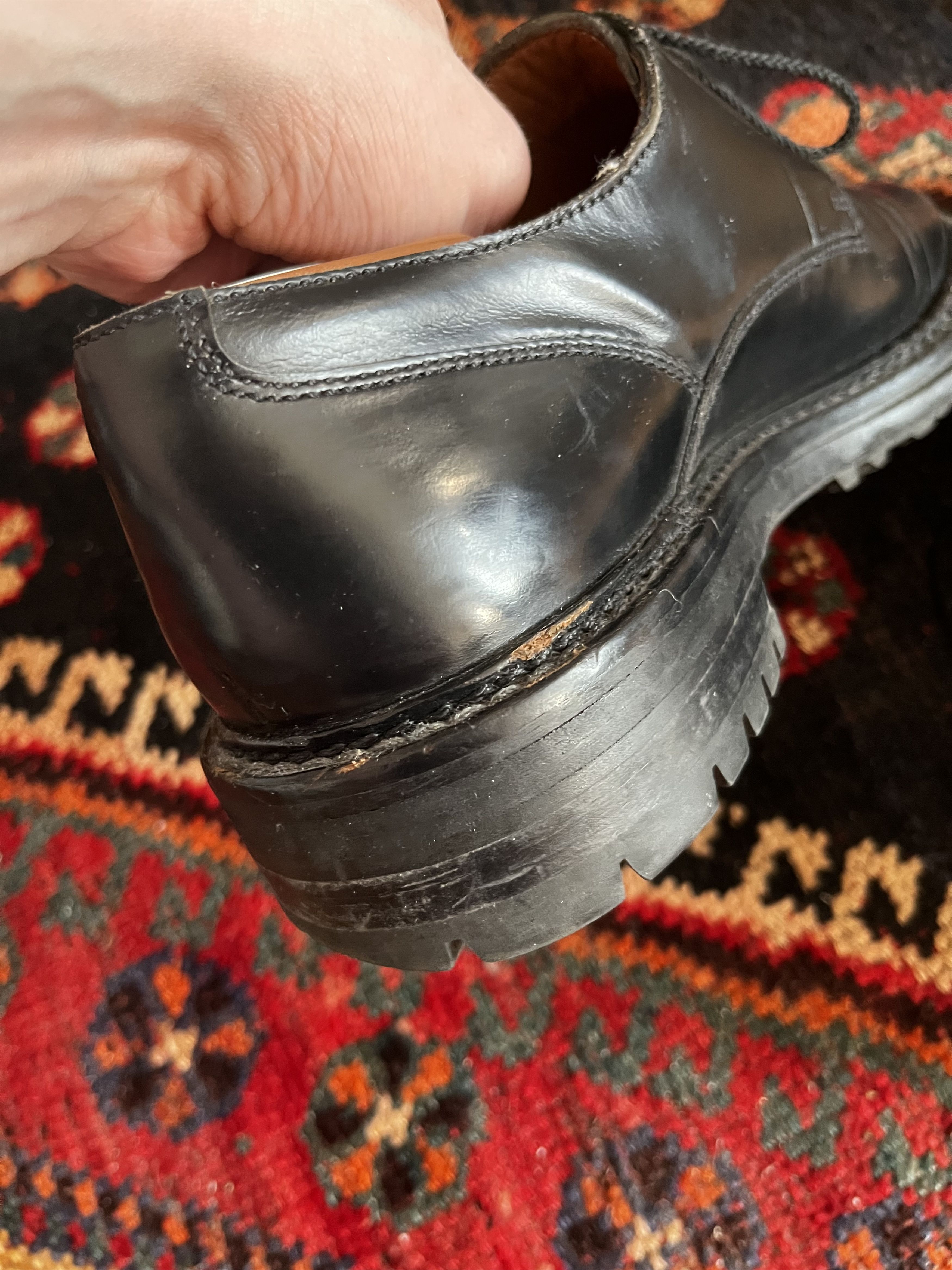 Lanvin Men's sz. 41 Black Lanvin Dress Shoes Size US 8 / EU 41 - 10 Thumbnail