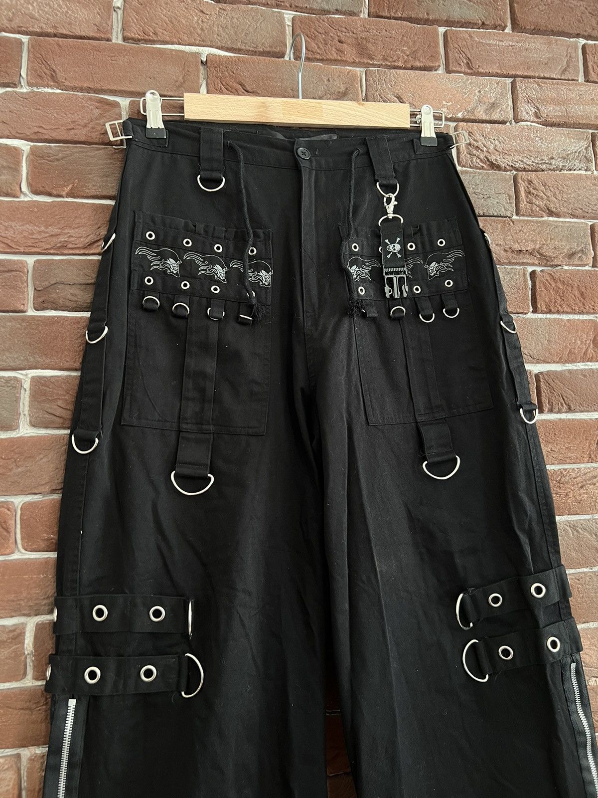 Japanese Brand RARE Mercy Y2K Parachute Bondage Pants Cyber Punk Rave Techn Size US 34 / EU 50 - 3 Thumbnail
