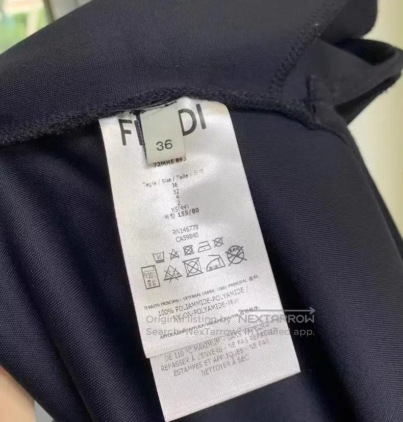 Fendi Fendi Empress Dowager Embroidered Logo Hoodie Size XXS / US 00 / IT 34 - 4 Thumbnail