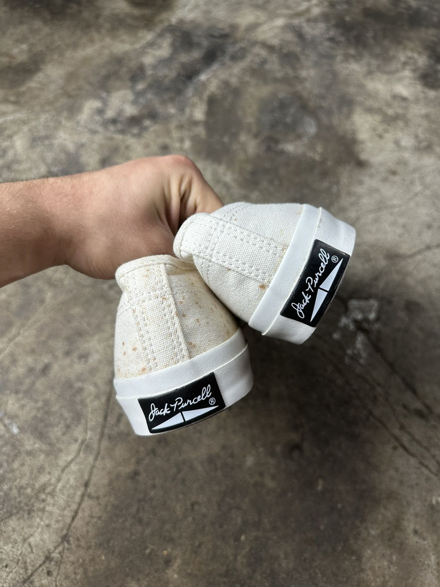 Ne-Net Rare Ne-Net x Converse x Jack Purcell Paint Trainers Size US 8 / EU 41 - 7 Thumbnail