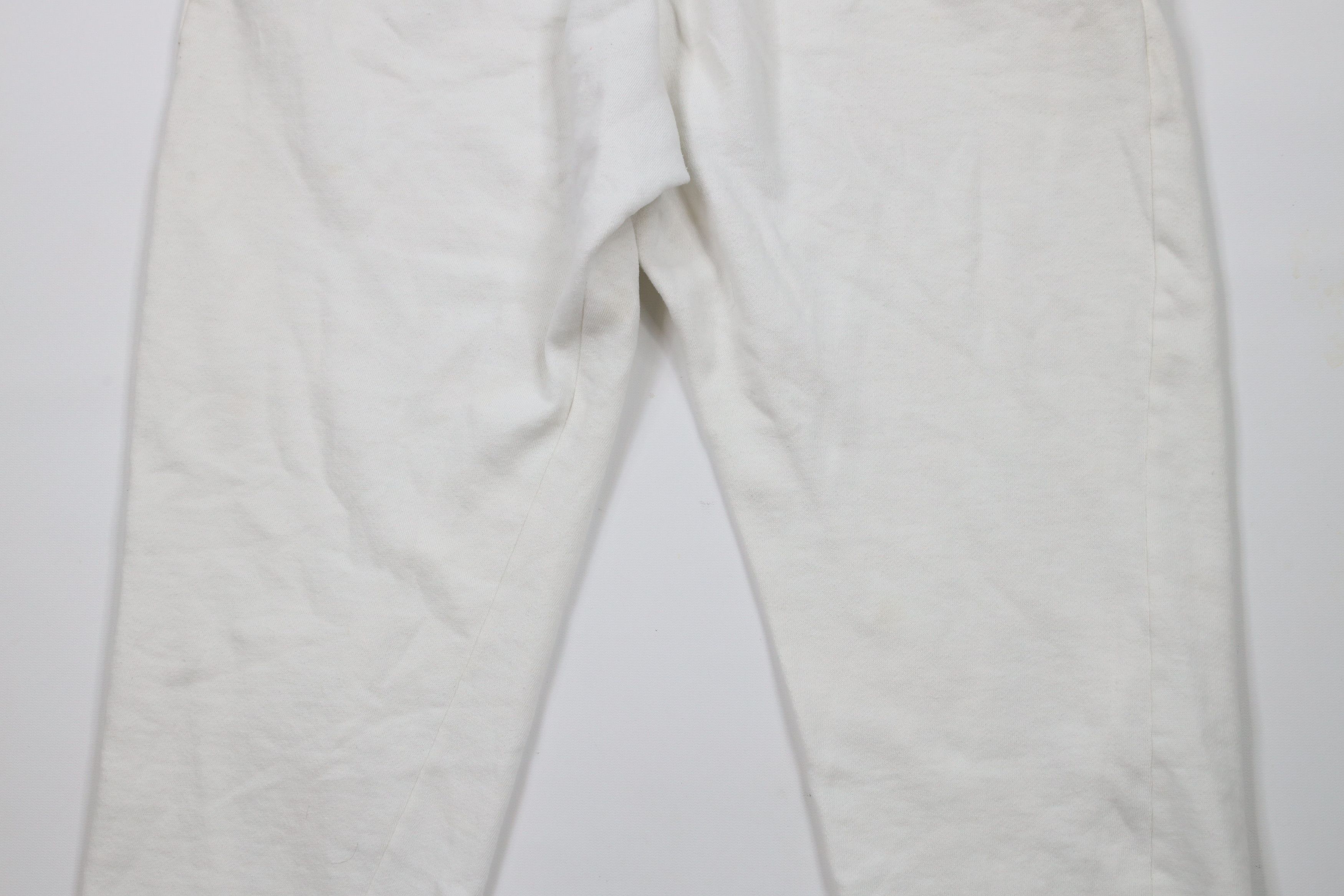Vintage Vintage 90s Wilson Distressed Blank Sweatpants Pants White Size 31" - 12 Thumbnail