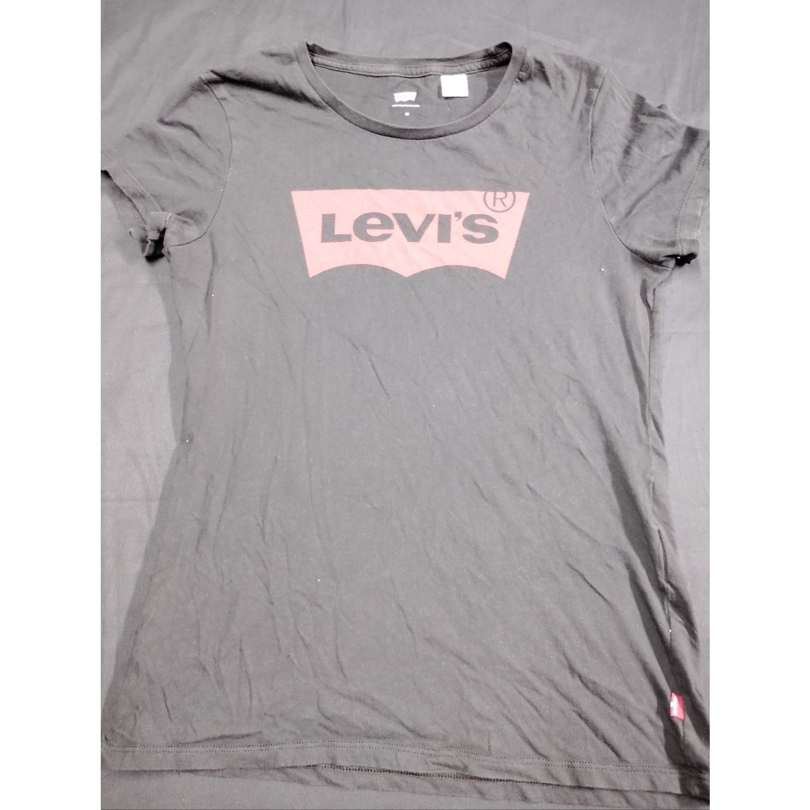 Levi's Levi's Black Tee with Red Logo Size US M / EU 48-50 / 2 - 1 Thumbnail