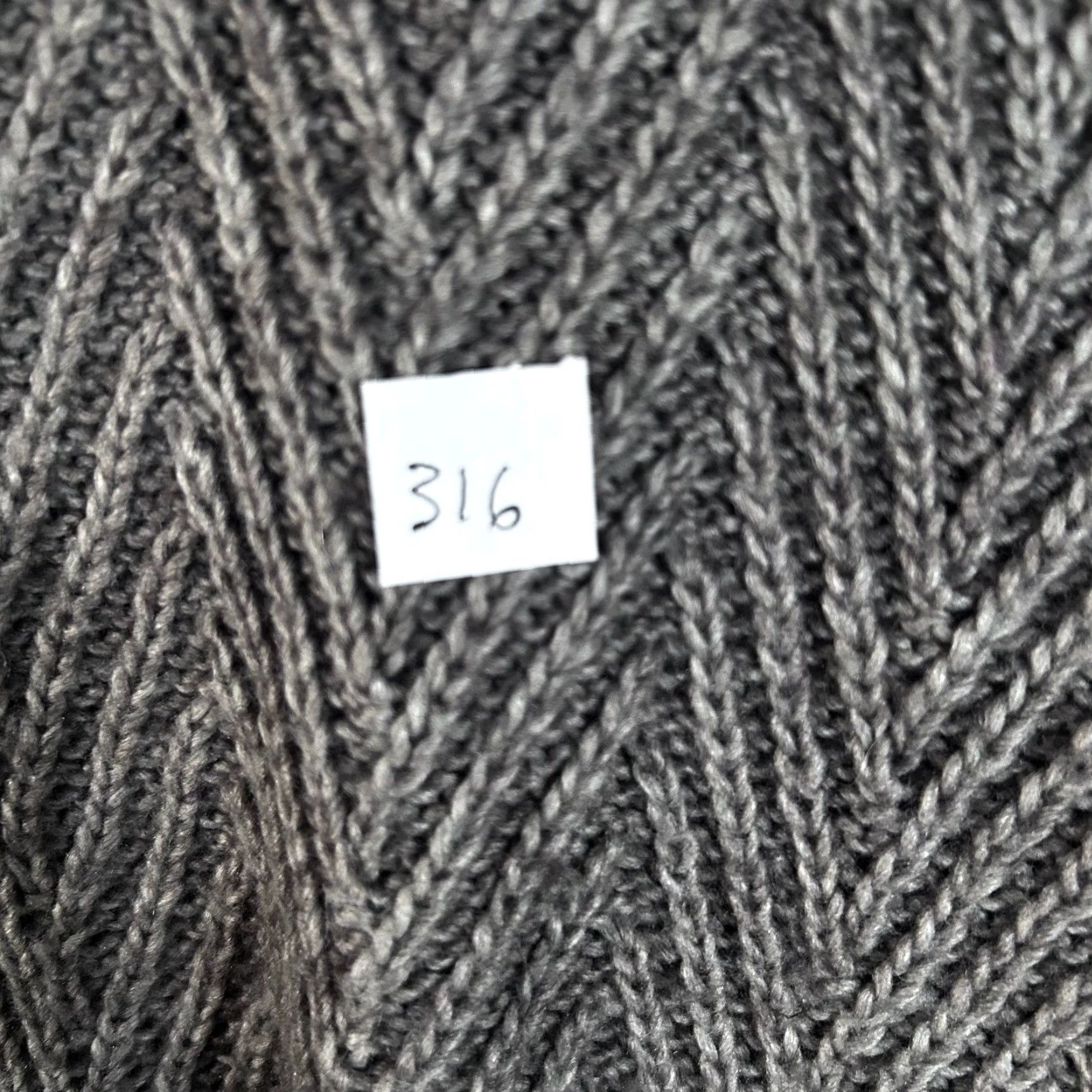 Vintage Woolrich Womens XL Gray Chevron Knit Layered Look Mock Neck Sweater Wool Blend Size XL / US 12-14 / IT 48-50 - 8 Thumbnail