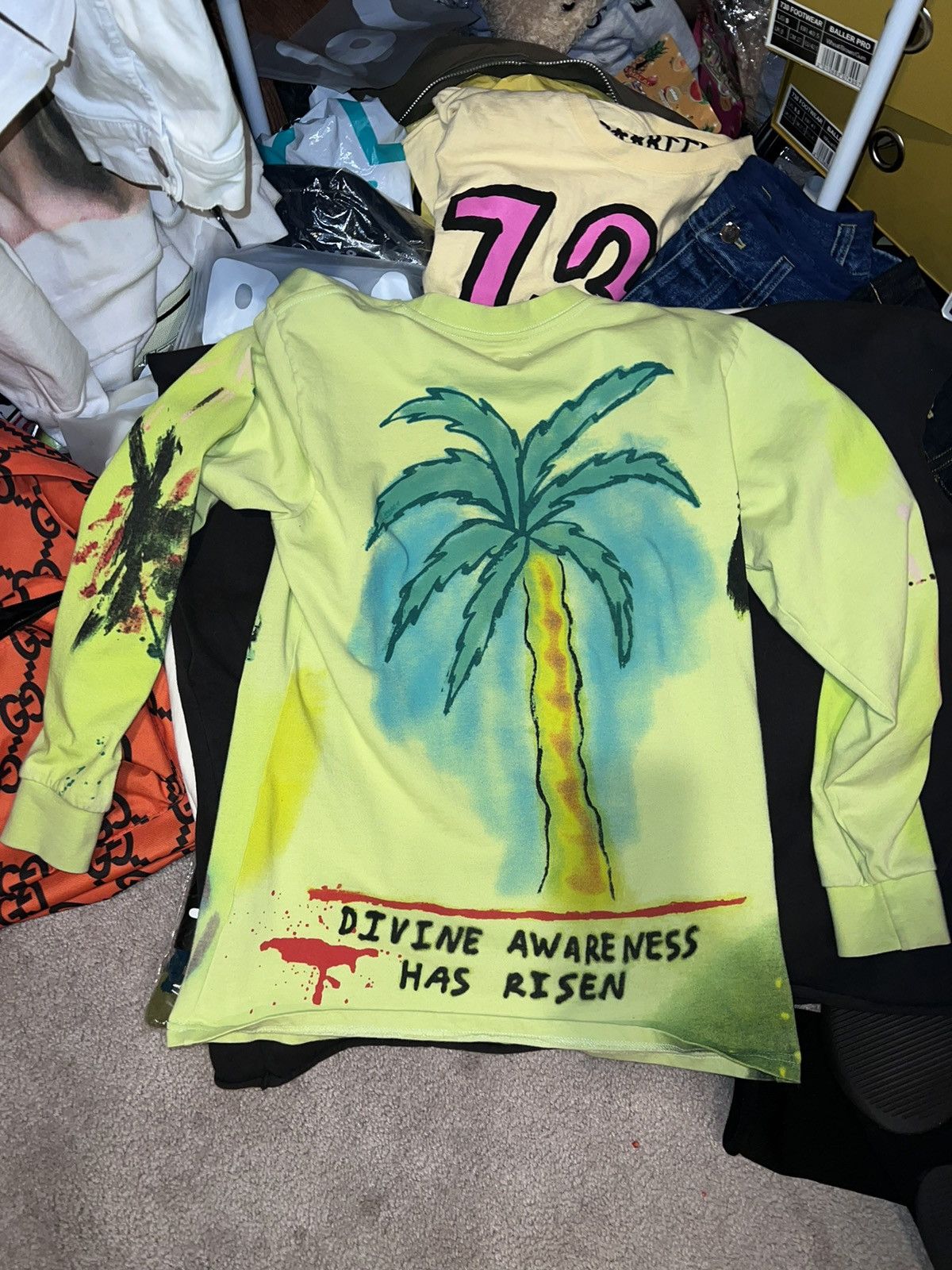 Kanye West × Yeezy Following The Light Yeezy Longsleeve | Wes Lang 