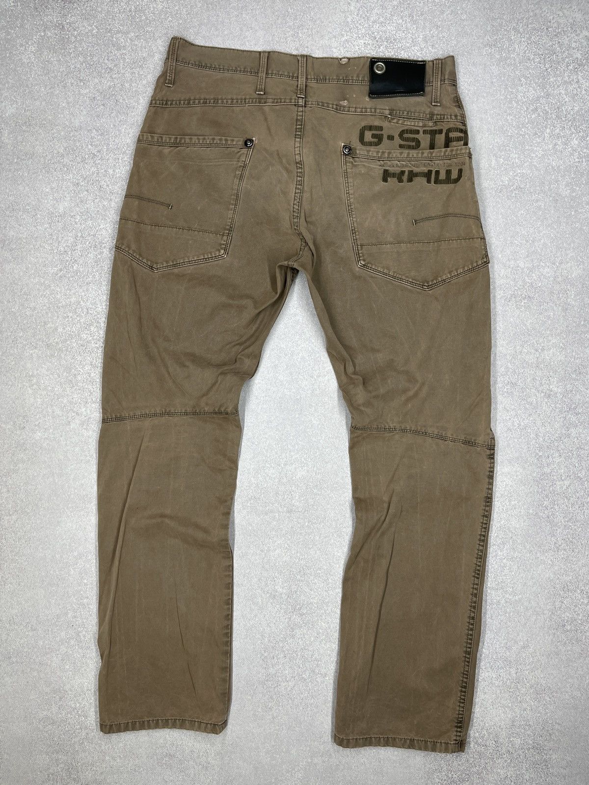 G-Star Vintage G Star Raw 3301 KBWG 100 Denim Pants Big Logo Y2K Size US 32 / EU 48 - 2 Thumbnail