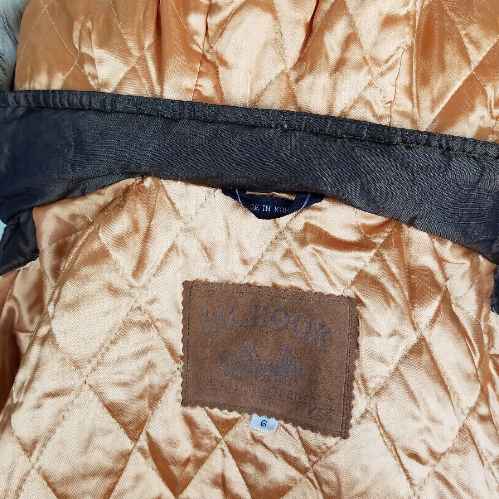 Vintage JGHook Faux Fur Hooded Winter Jacket Metallic Puffer Parka 6 Size M / US 6-8 / IT 42-44 - 7 Thumbnail