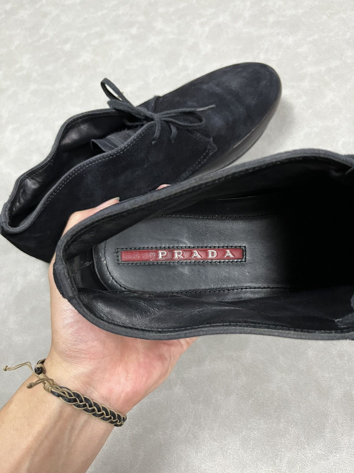 Prada Prada suede sneakers Size US 6.5 / EU 39-40 - 9 Thumbnail