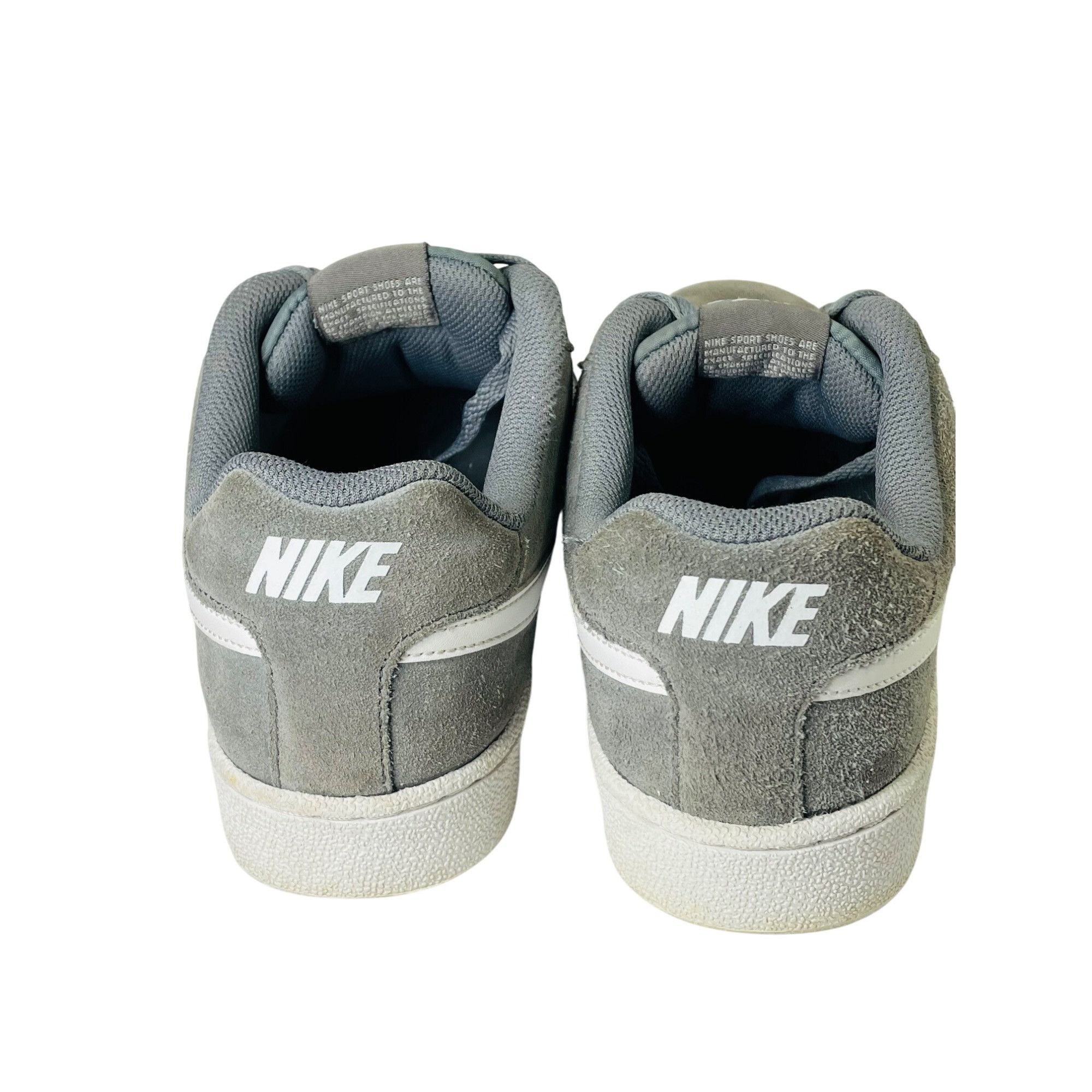Nike Nike Gray Suede Sneakers Court Royal White Swoosh Men's Size Size US 10 / IT 40 - 5 Thumbnail
