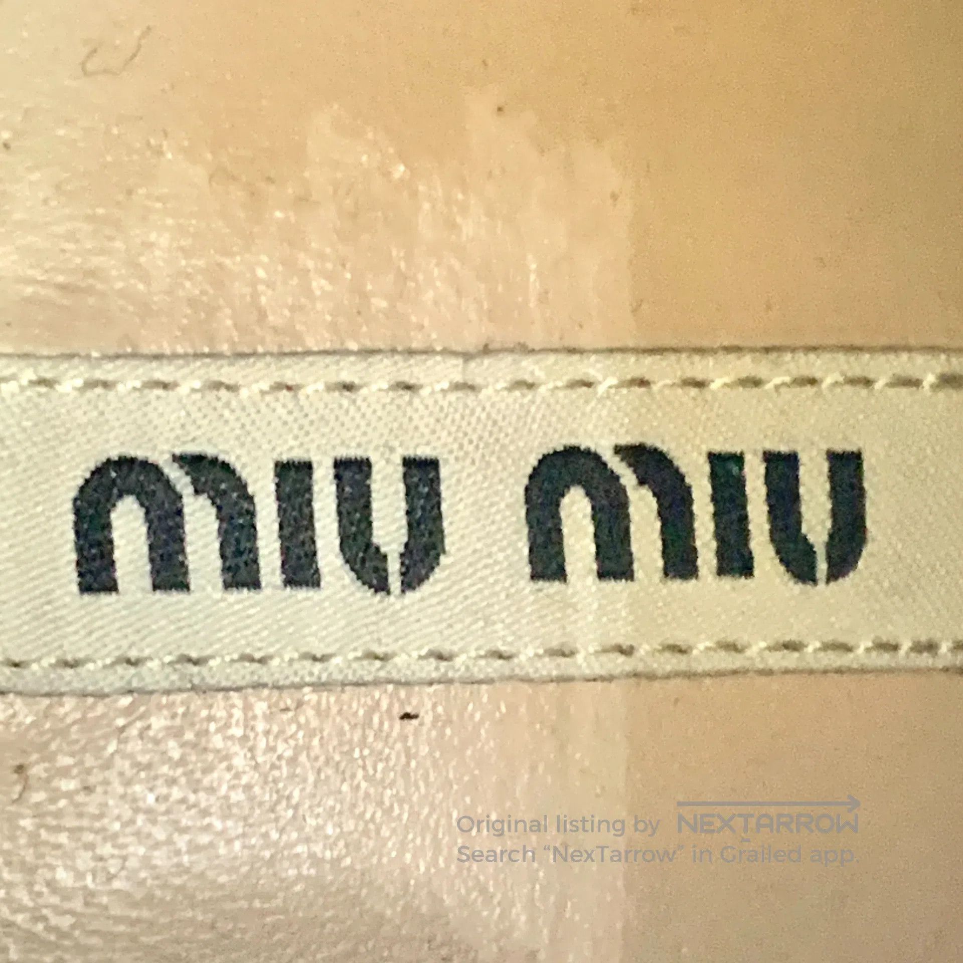 Miu Miu Miu Miu Black round toe patent leather thick heel high boo Size US 5.5 / IT 35.5 - 7 Thumbnail